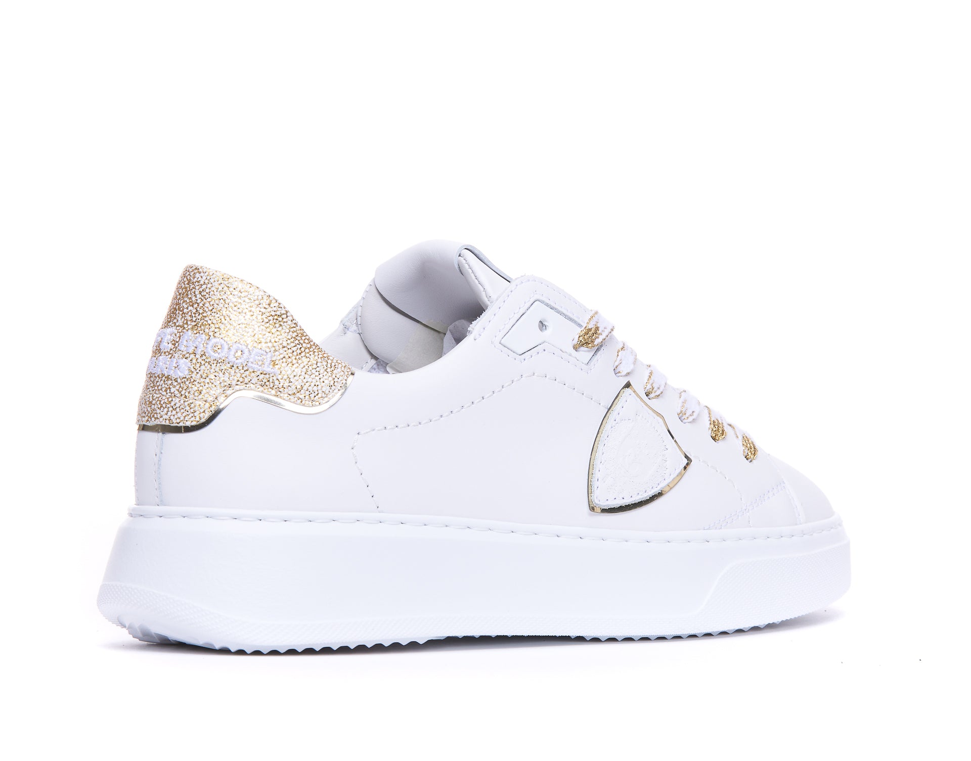 Philippe Model Sneakers White Leather /rubber Sole