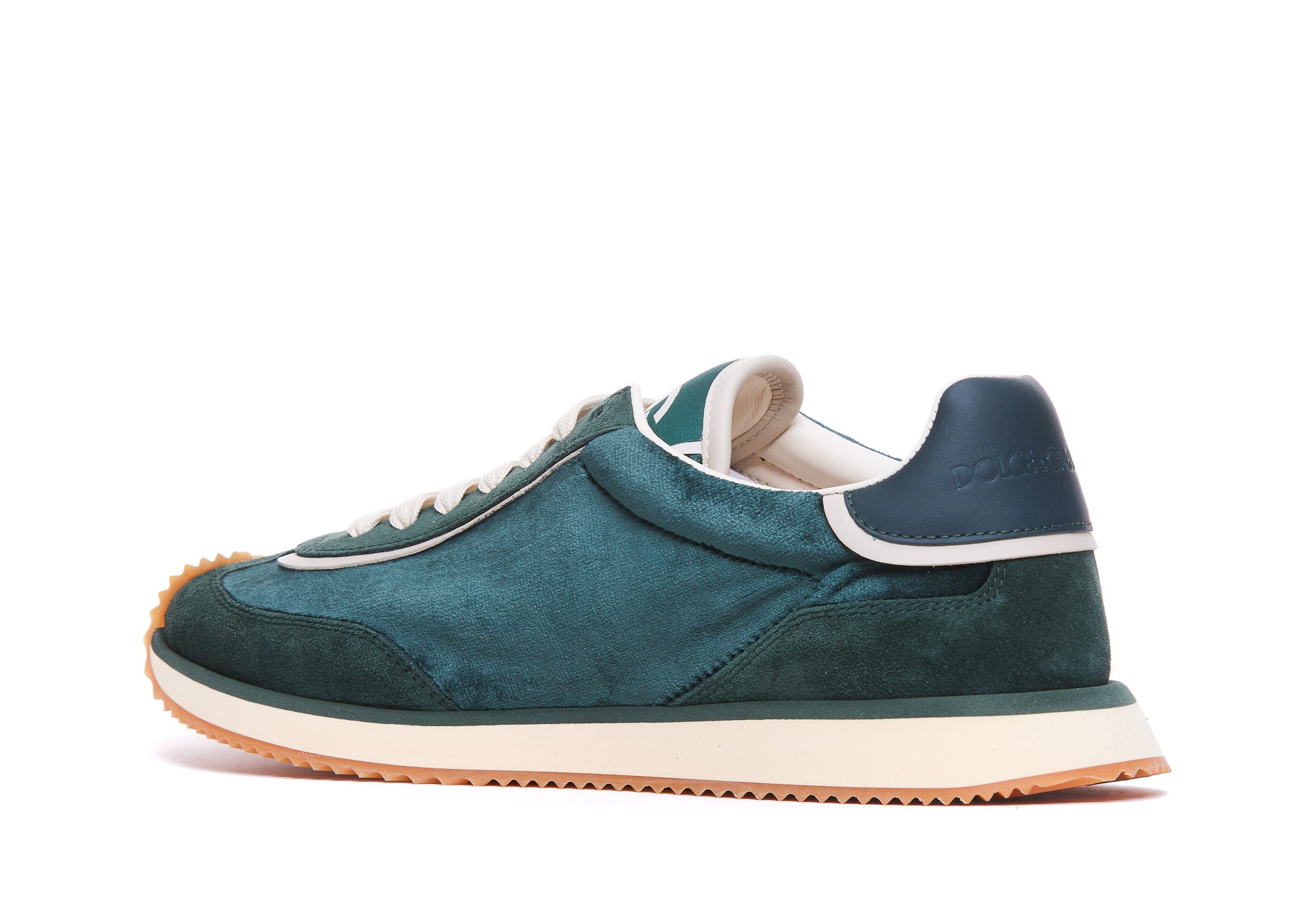 Dolce & Gabbana Sneakers Green Fabric/ Rubber Sole