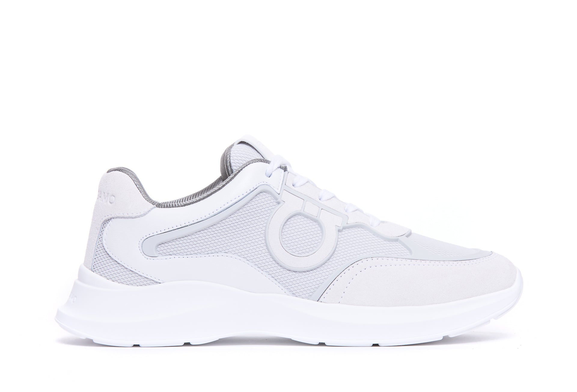 Ferragamo Sneakers White Suede