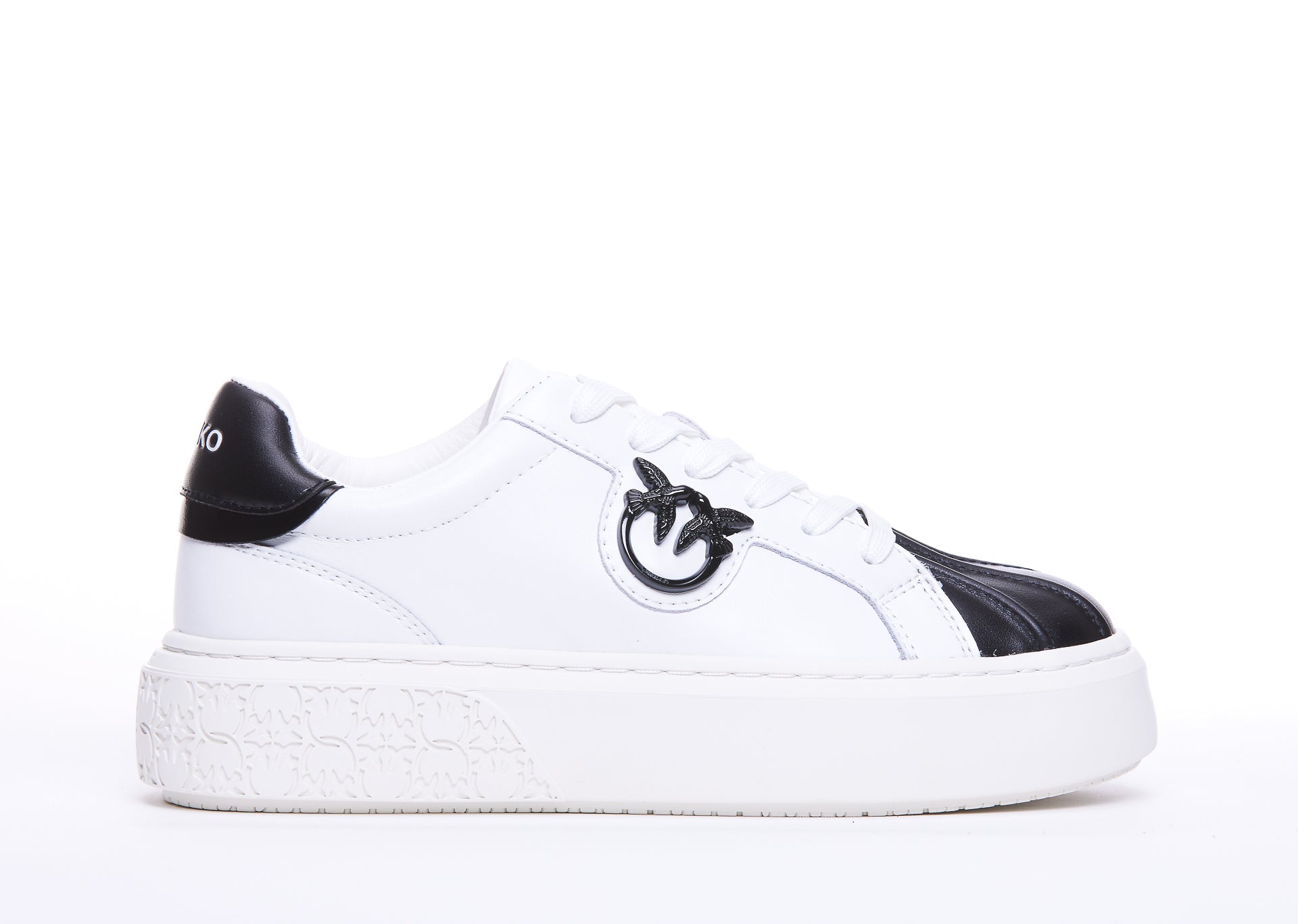 Pinko Sneakers White Leather / Rubber Sole