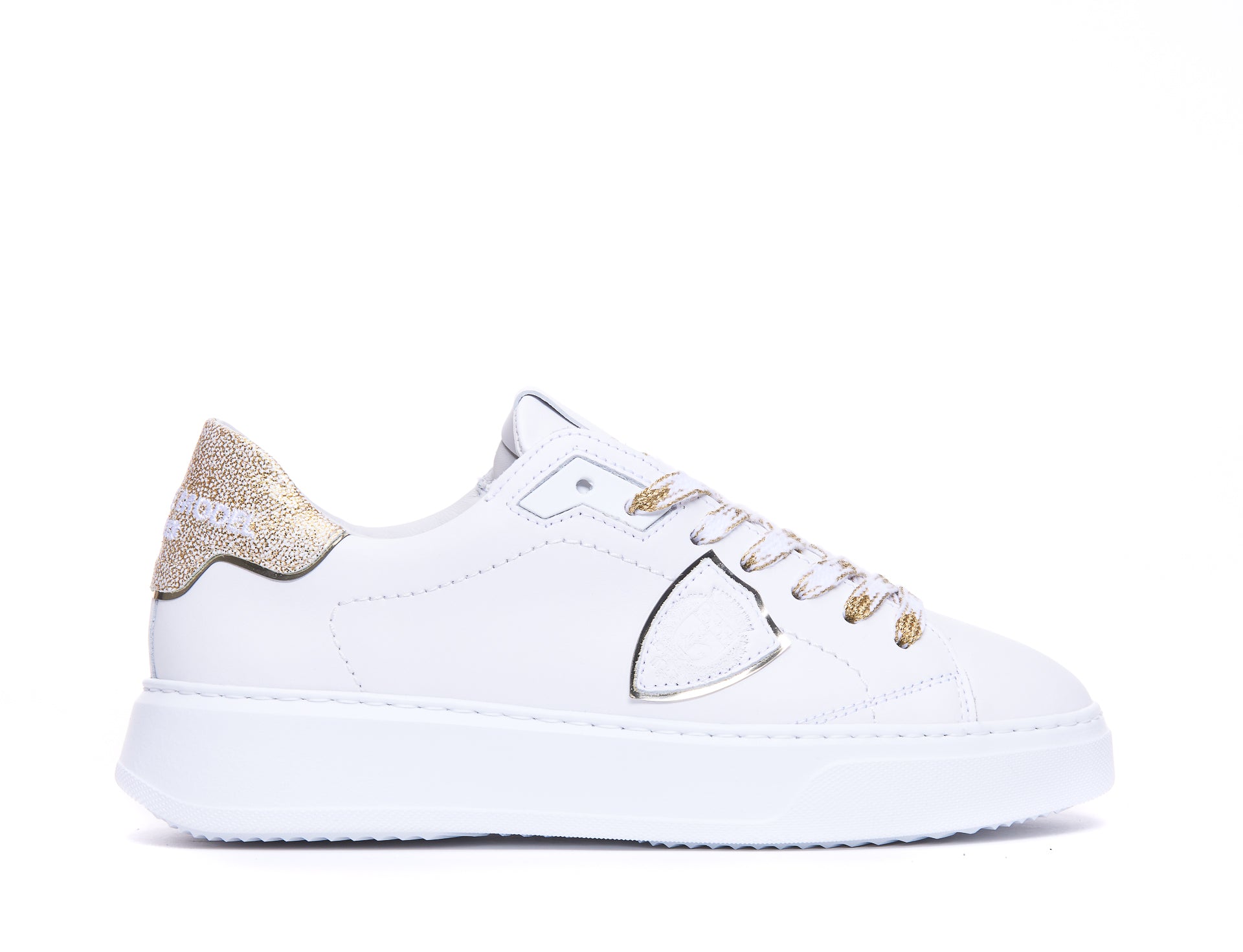 Philippe Model Sneakers White Leather /rubber Sole