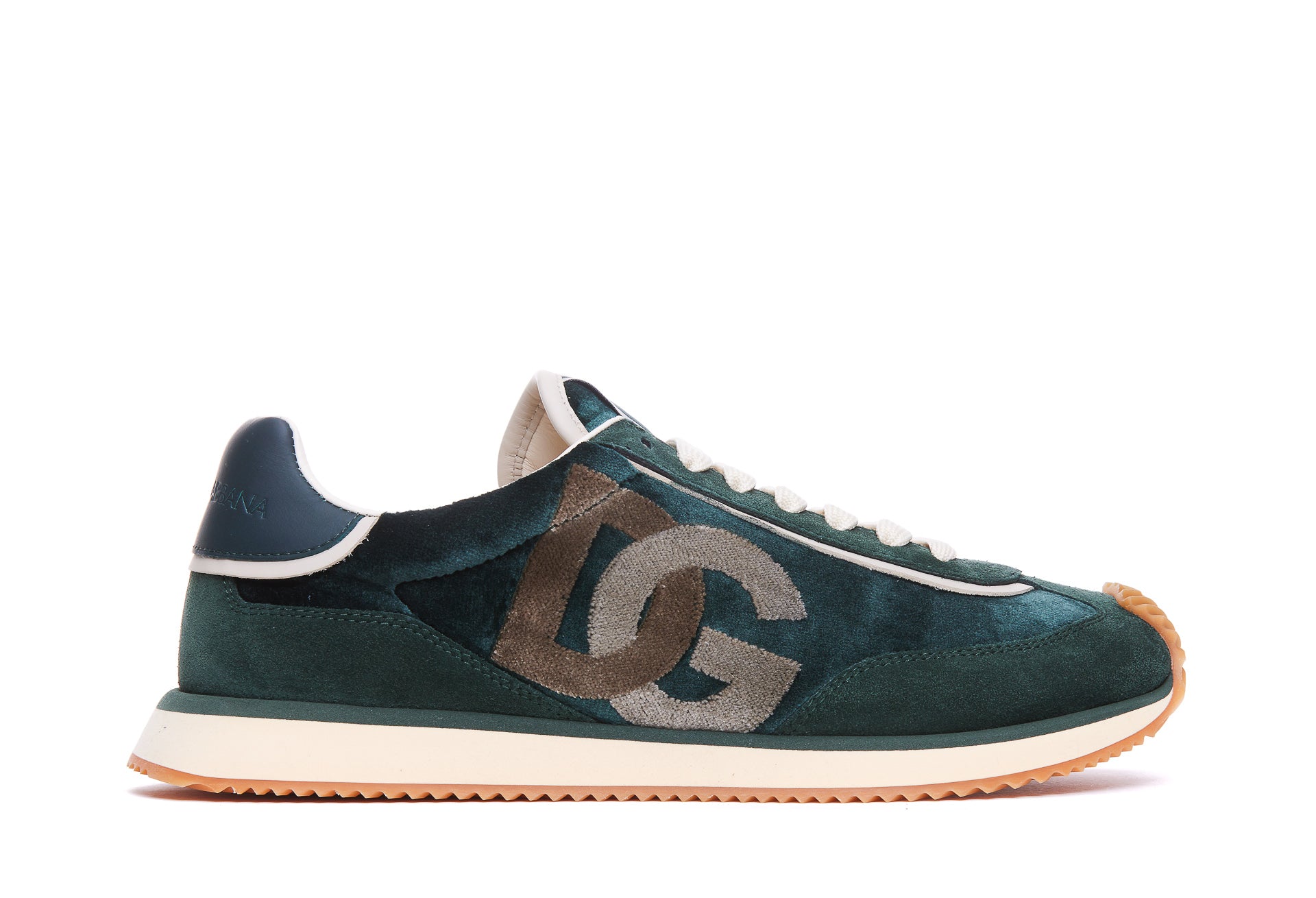 Dolce & Gabbana Sneakers Green Fabric/ Rubber Sole