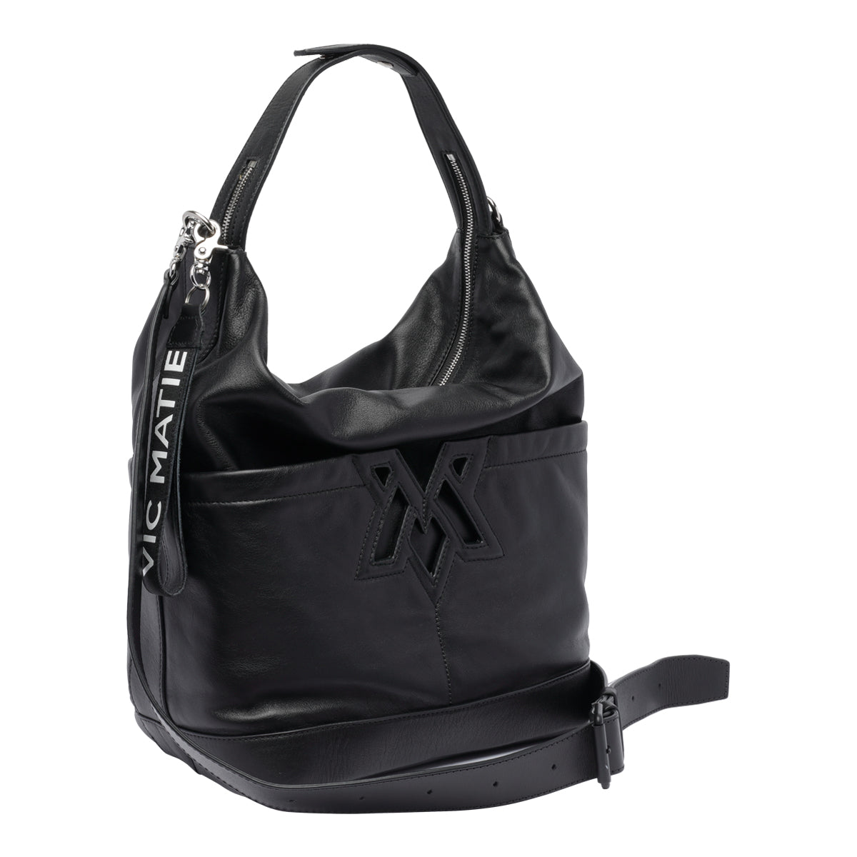 Vic Matie Bags Black Calf Leather