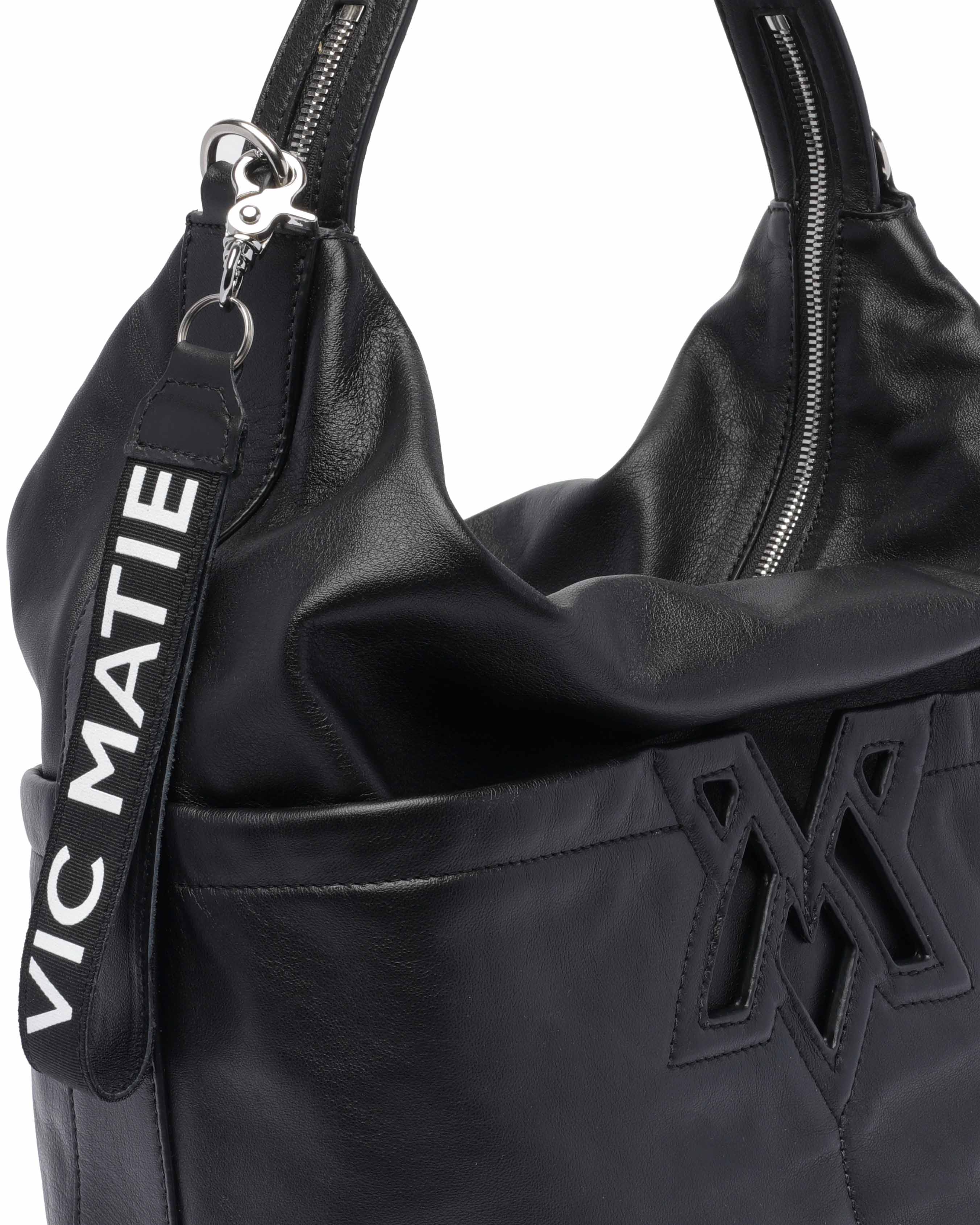 Vic Matie Bags Black Calf Leather