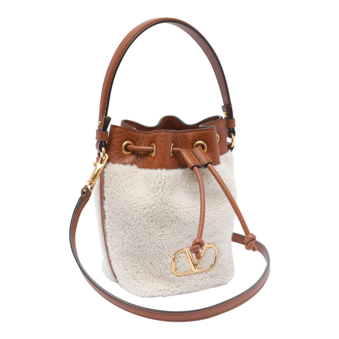 Valentino Garavani Bags White Shearling