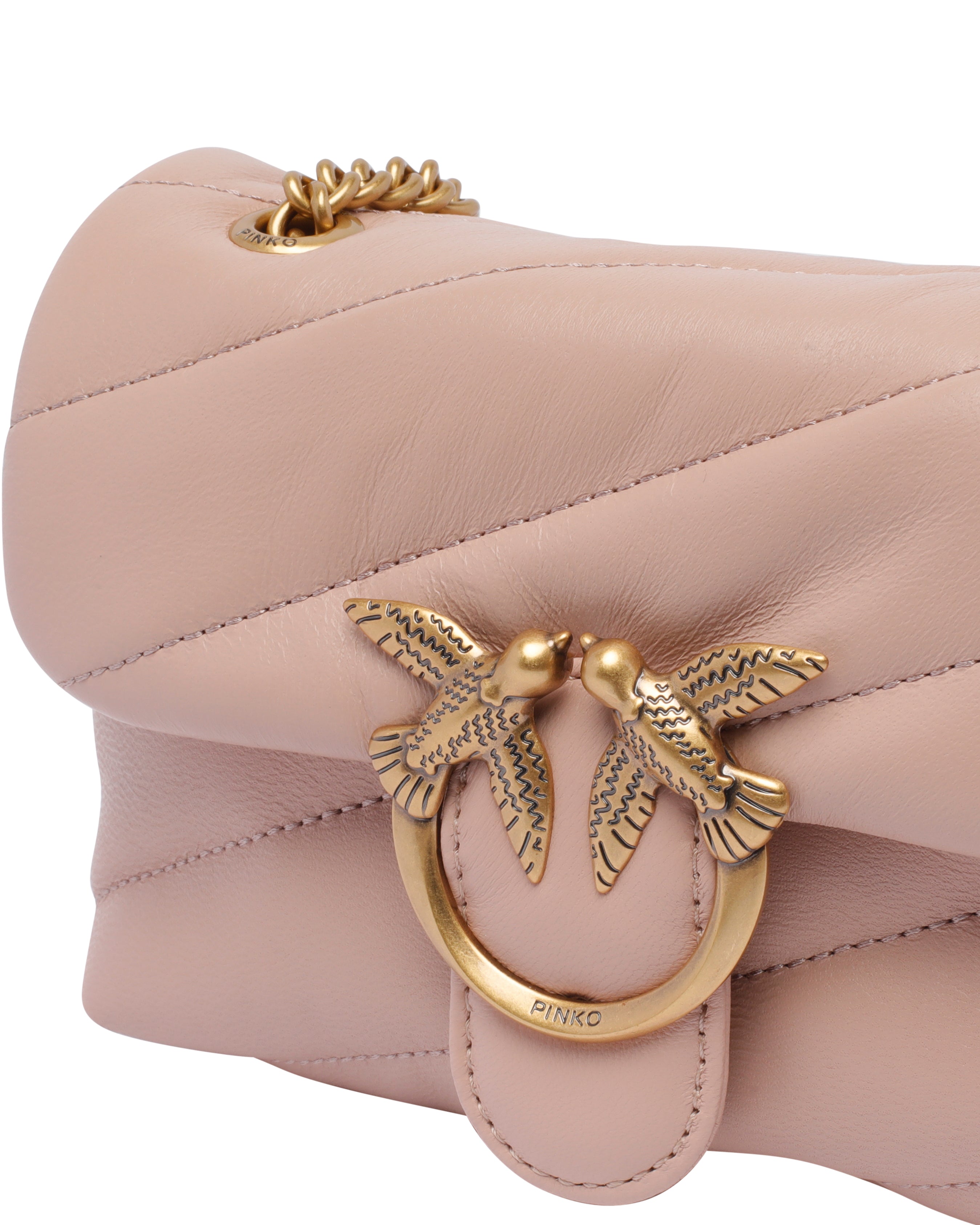 Pinko Bags Pink Sheep Leather