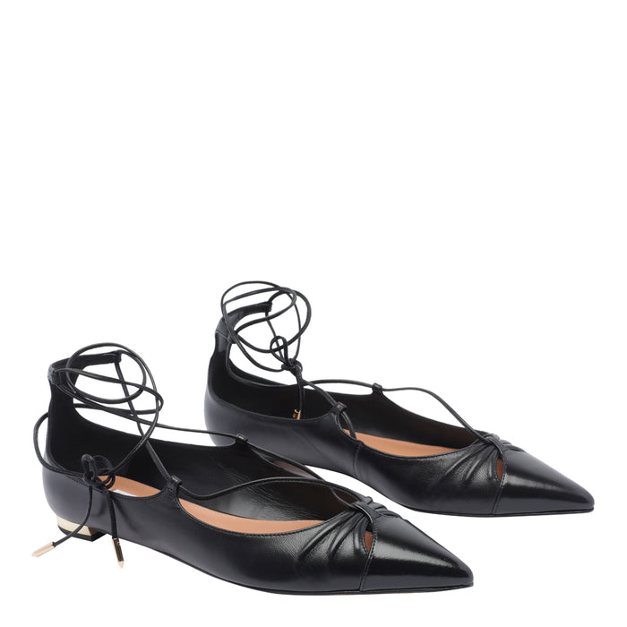 Aquazzura Flat Shoes Black