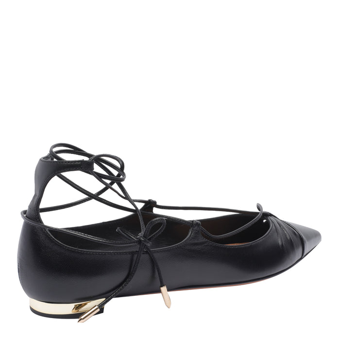 Aquazzura Flat Shoes Black