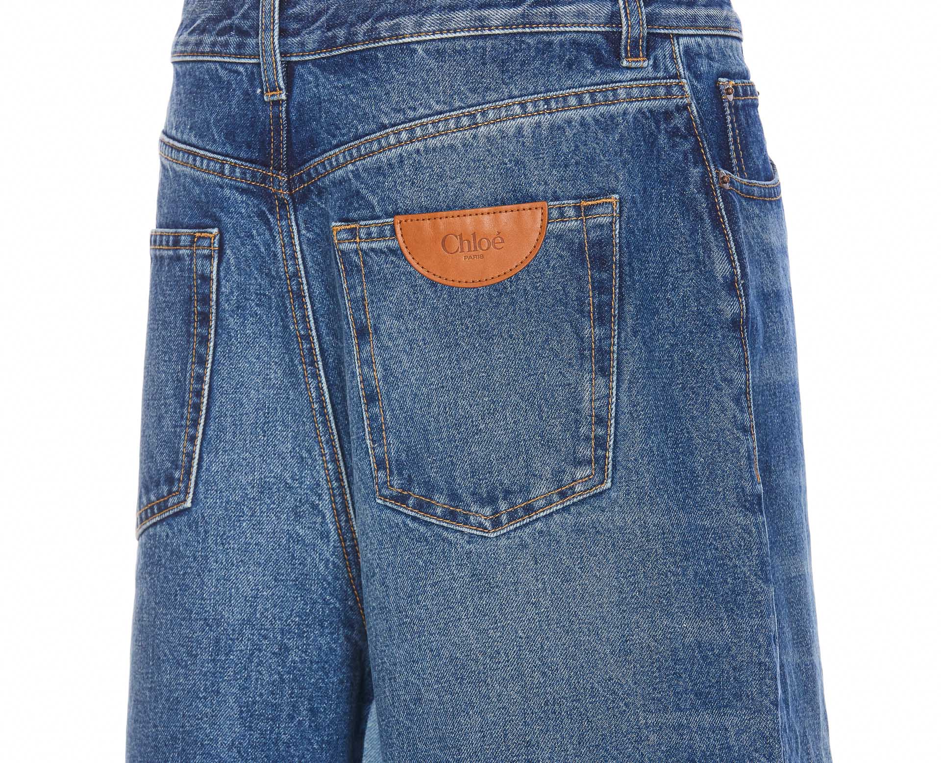 Chloè Jeans Blue Cotton