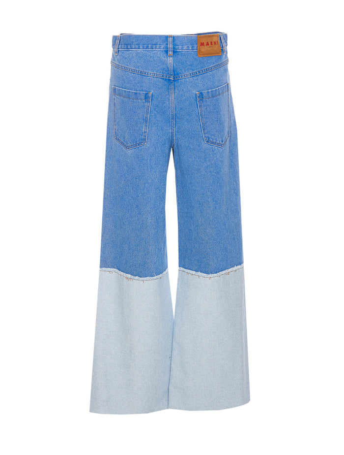 Marni Trousers Blue Cotton