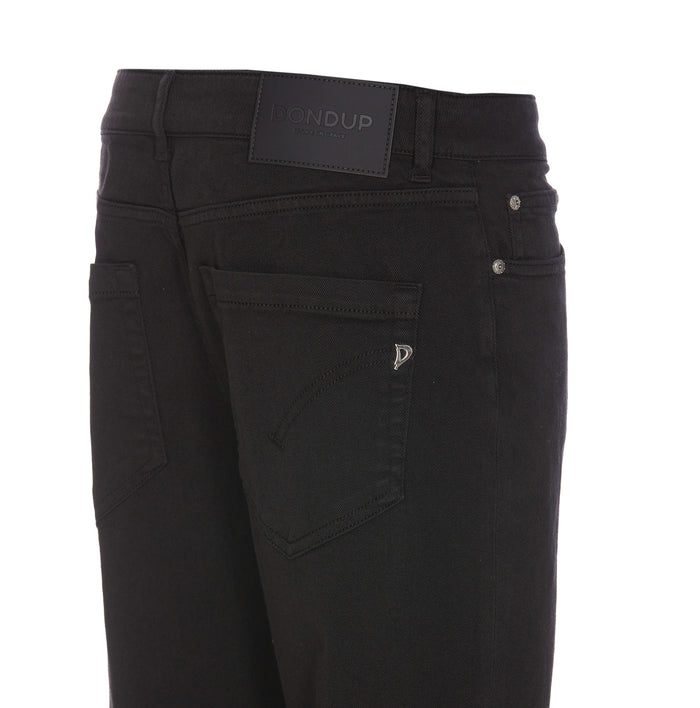 Dondup Trousers Black Cotton