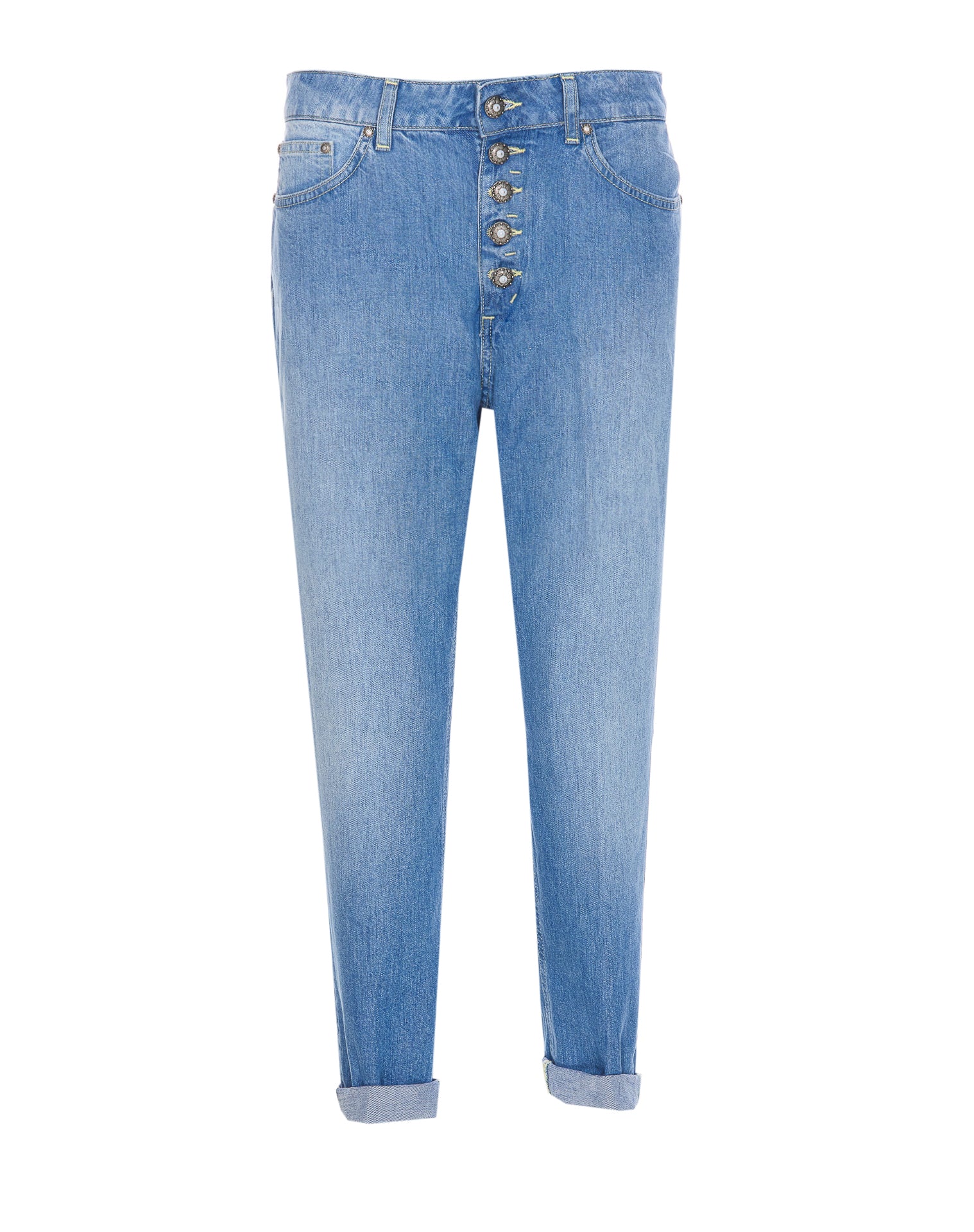 Dondup Trousers Blue Lyocell