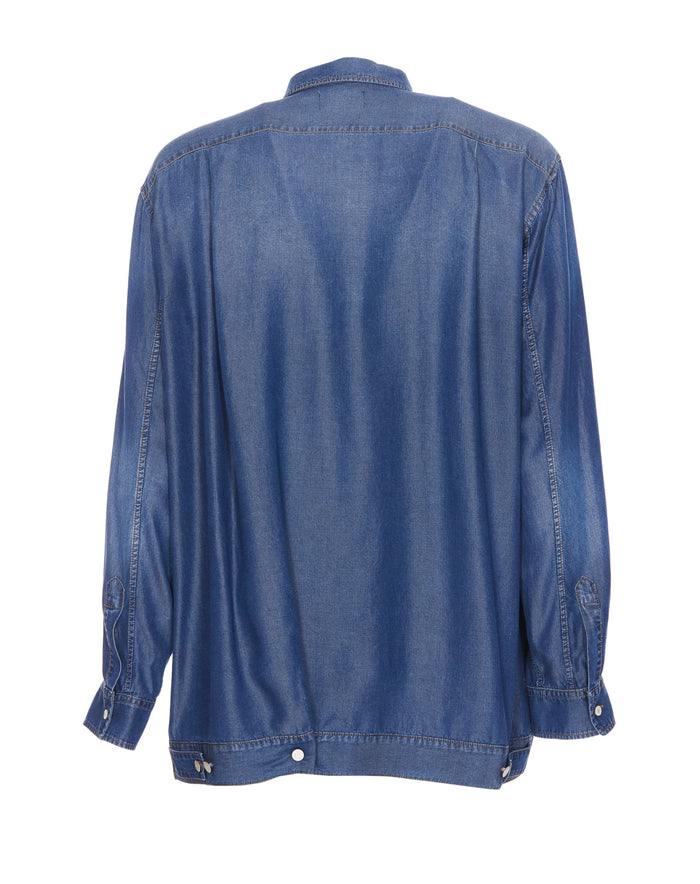 Magliano Shirts Blue Lyocell