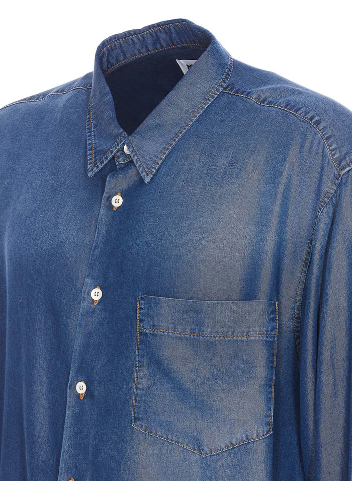 Magliano Shirts Blue Lyocell