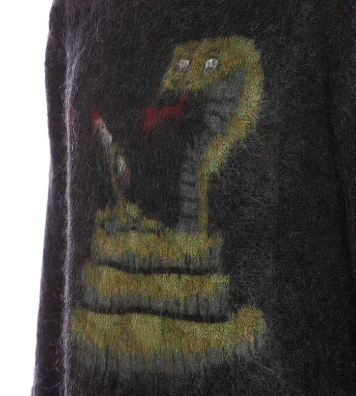 Magliano Sweaters Black Mohair
