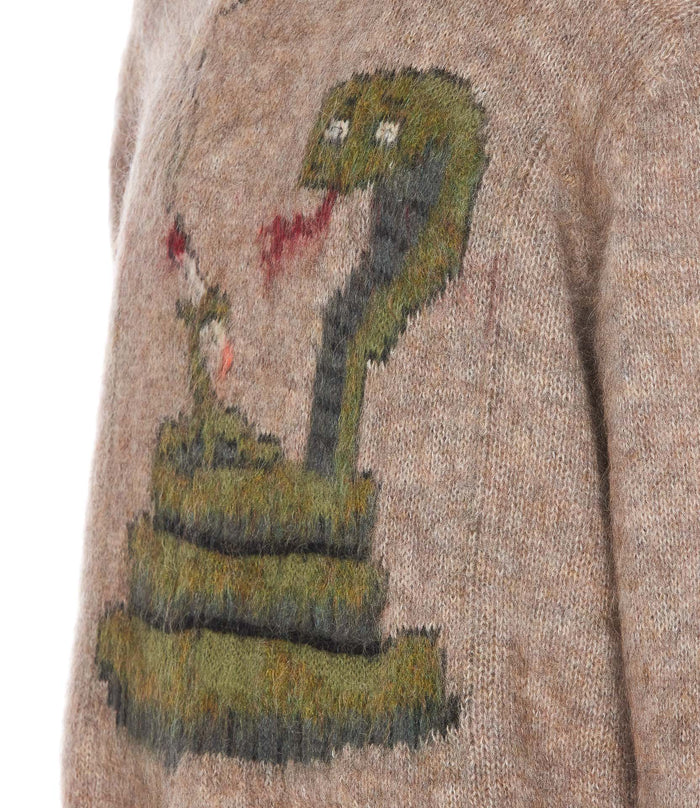 Magliano Sweaters Beige Mohair