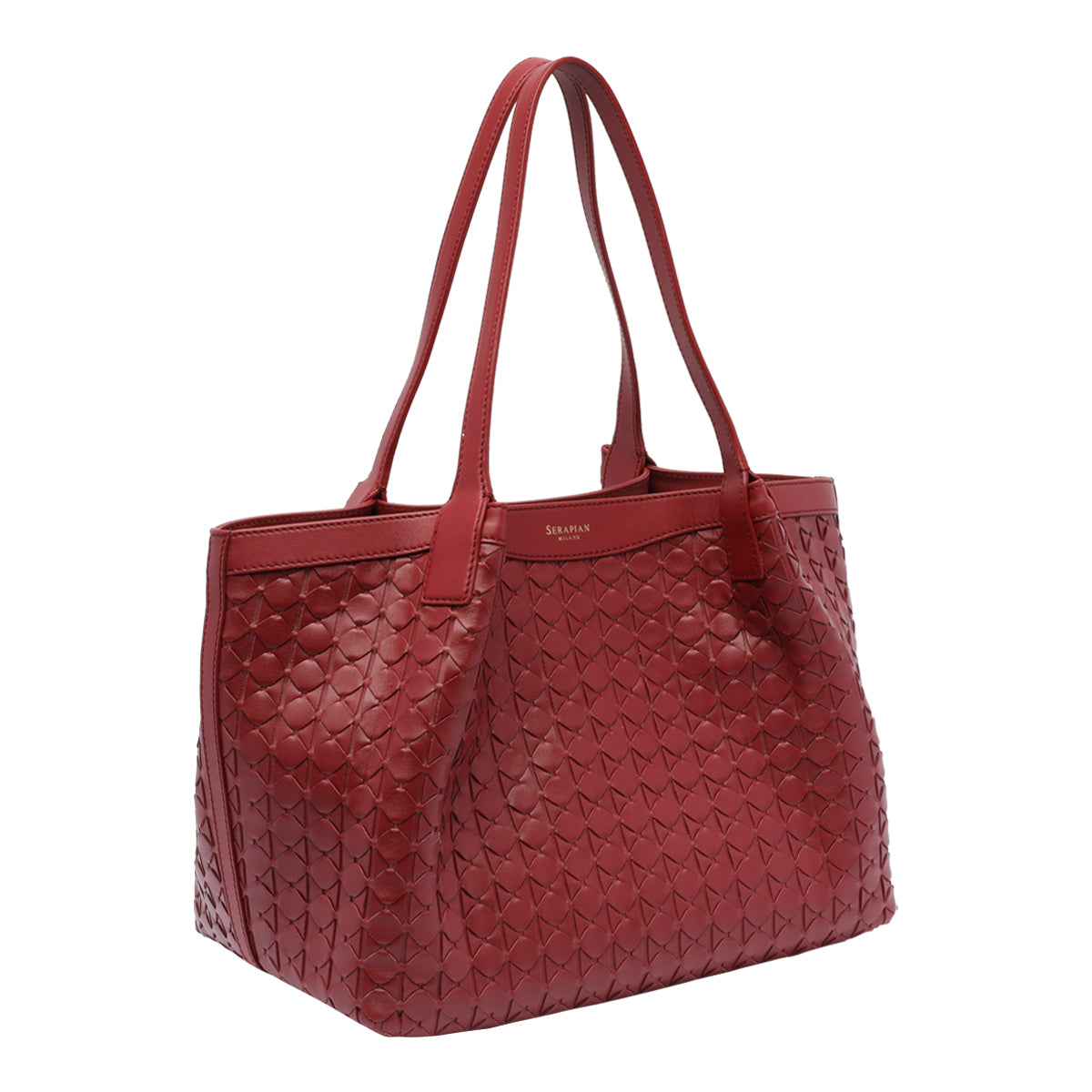 Serapian Bags Red Lamb Leather Calf