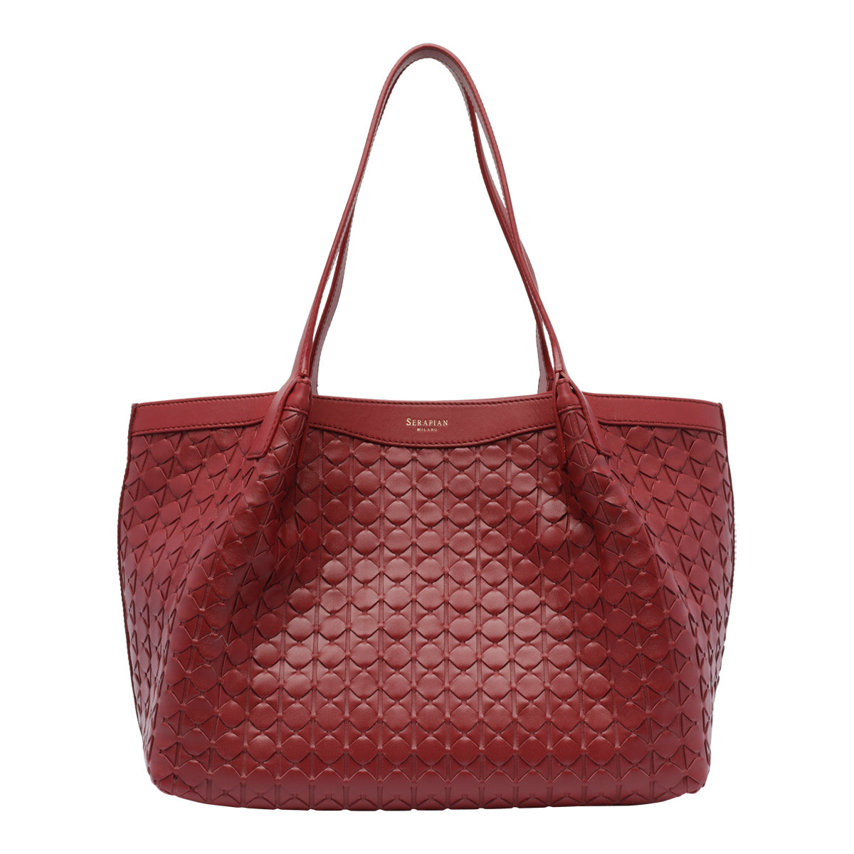Serapian Bags Red Lamb Leather Calf