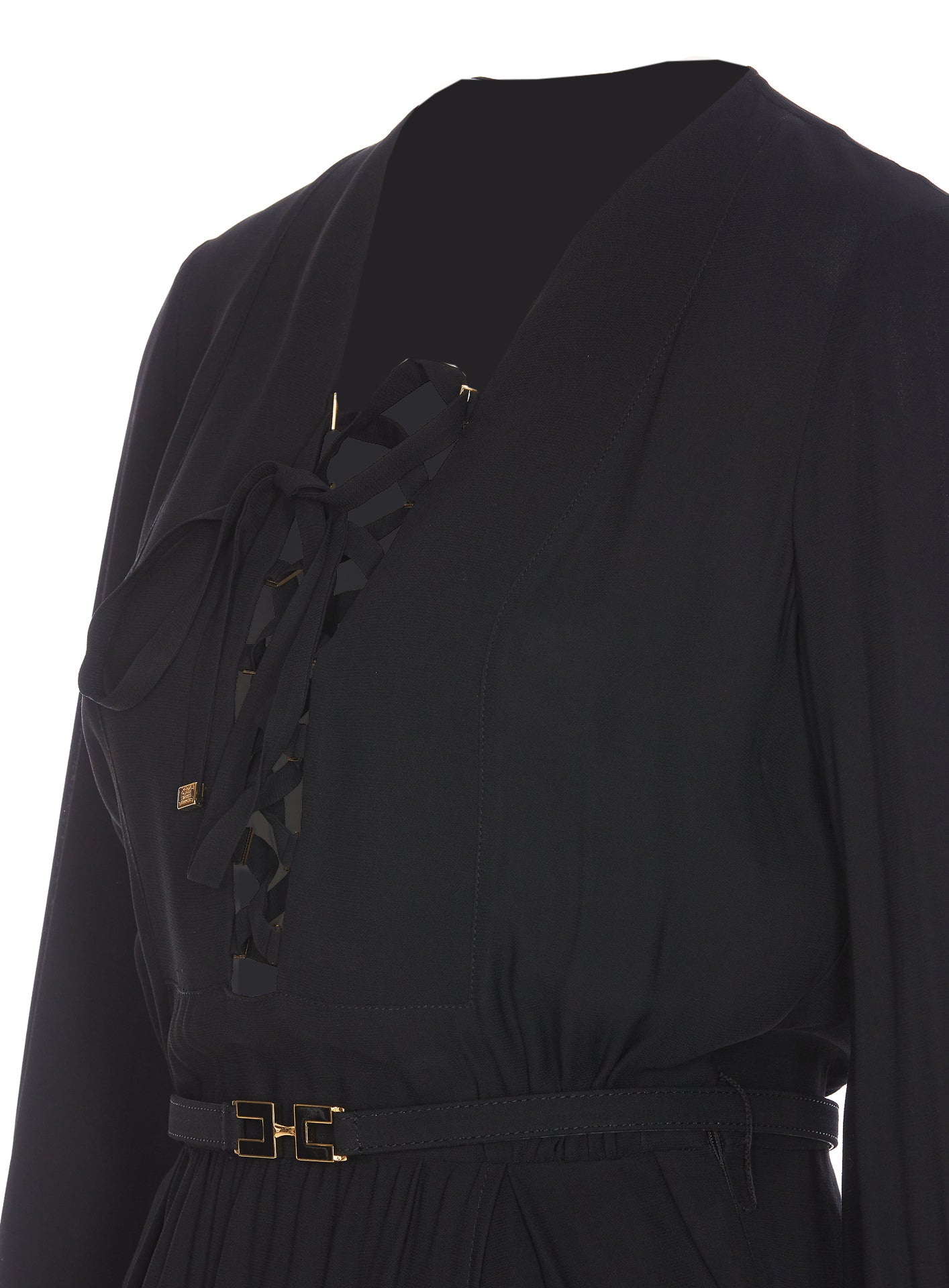 Elisabetta Franchi Dresses Black Viscose