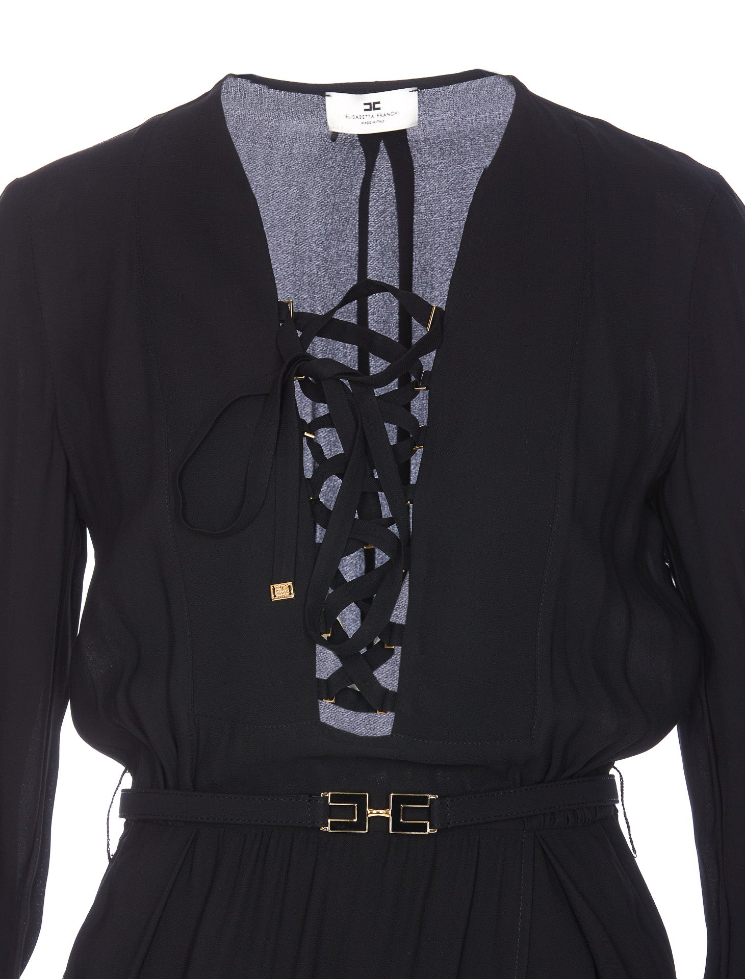 Elisabetta Franchi Dresses Black Viscose