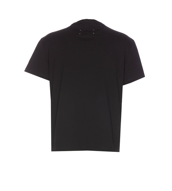 Maison Margiela T-Shirts And Polos Black Cotton