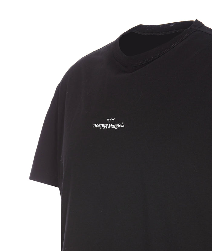 Maison Margiela T-Shirts And Polos Black Cotton