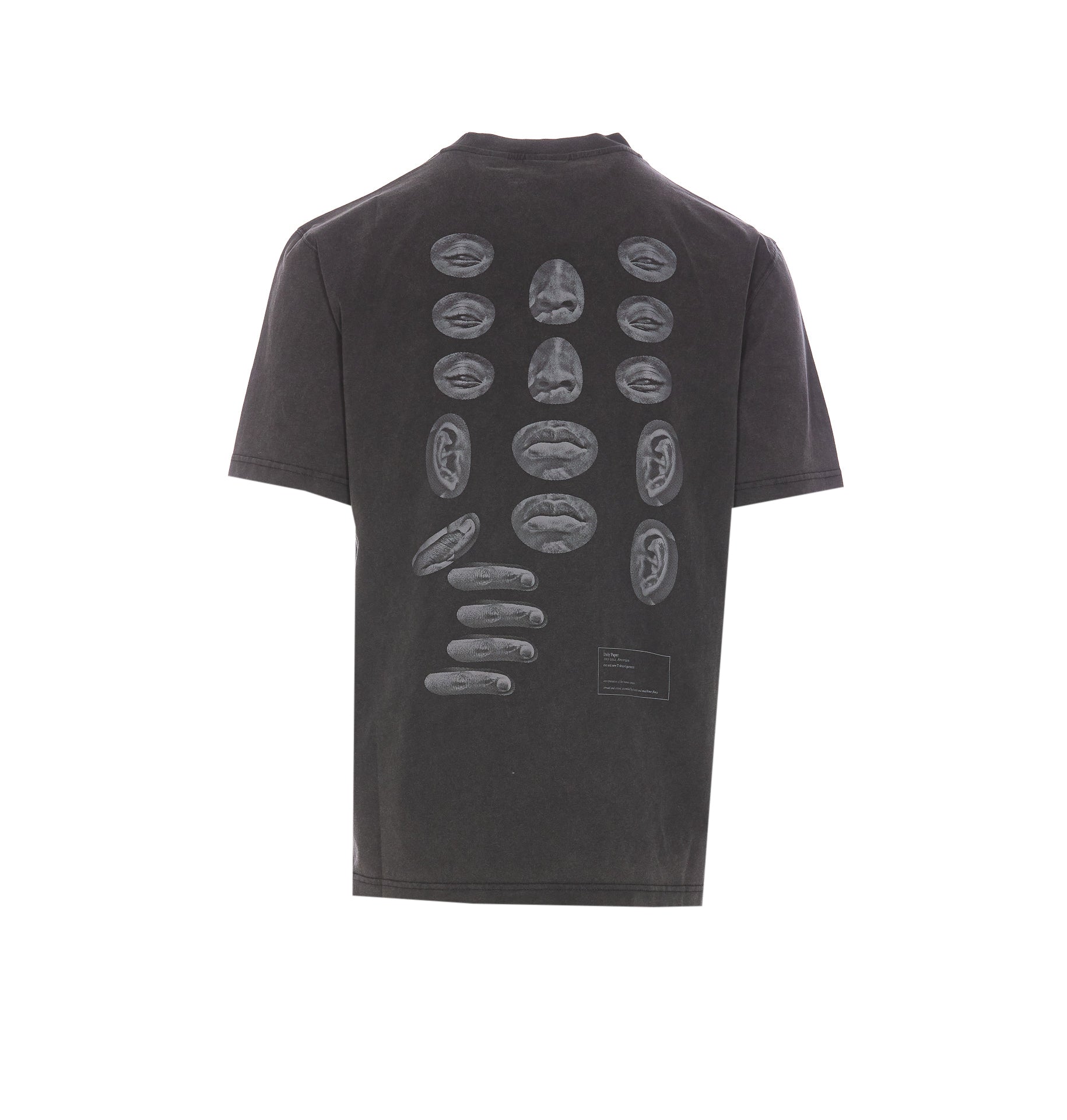 Daily Paper Uomo T-Shirts And Polos Black Cotton