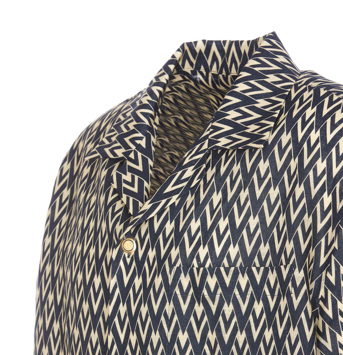 Valentino Garavani Shirts Multicolour Flax Linen