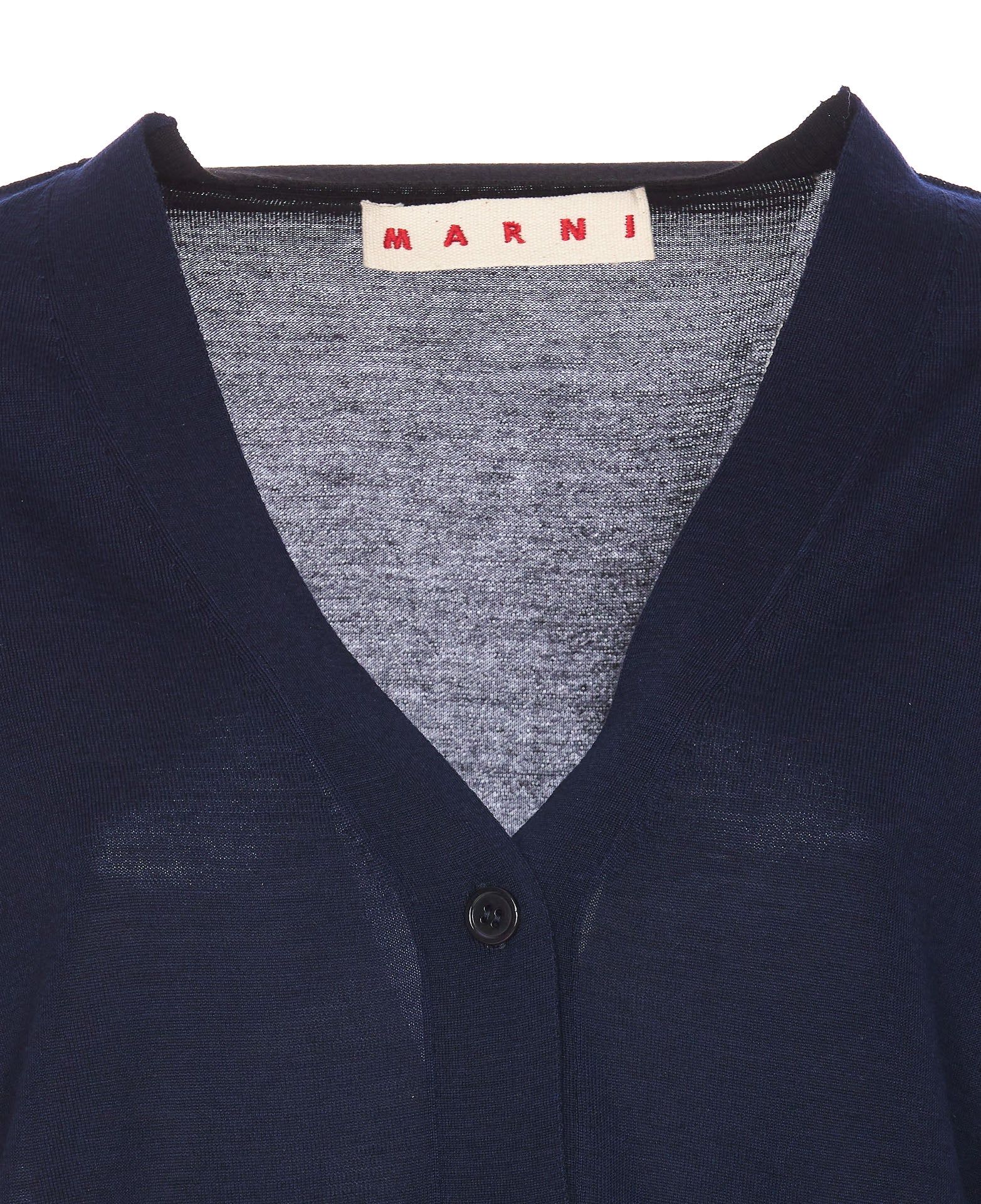 Marni Sweaters Blue Virgin Wool