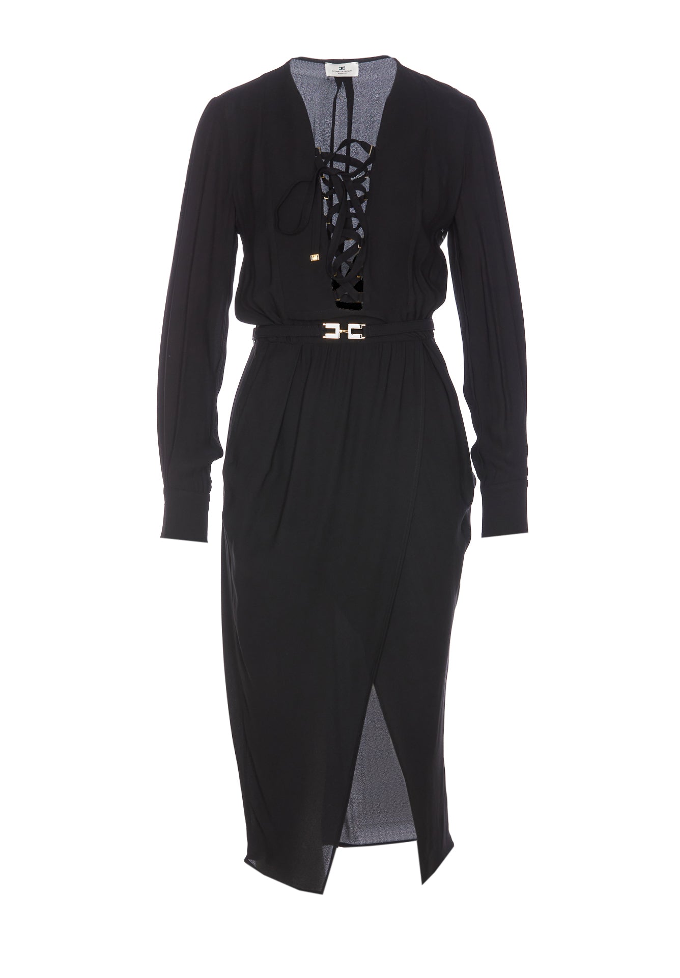 Elisabetta Franchi Dresses Black Viscose