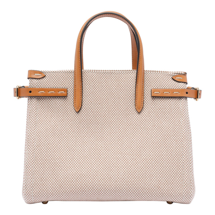 Valentino Garavani Bags Beige Fabric Calf Leather