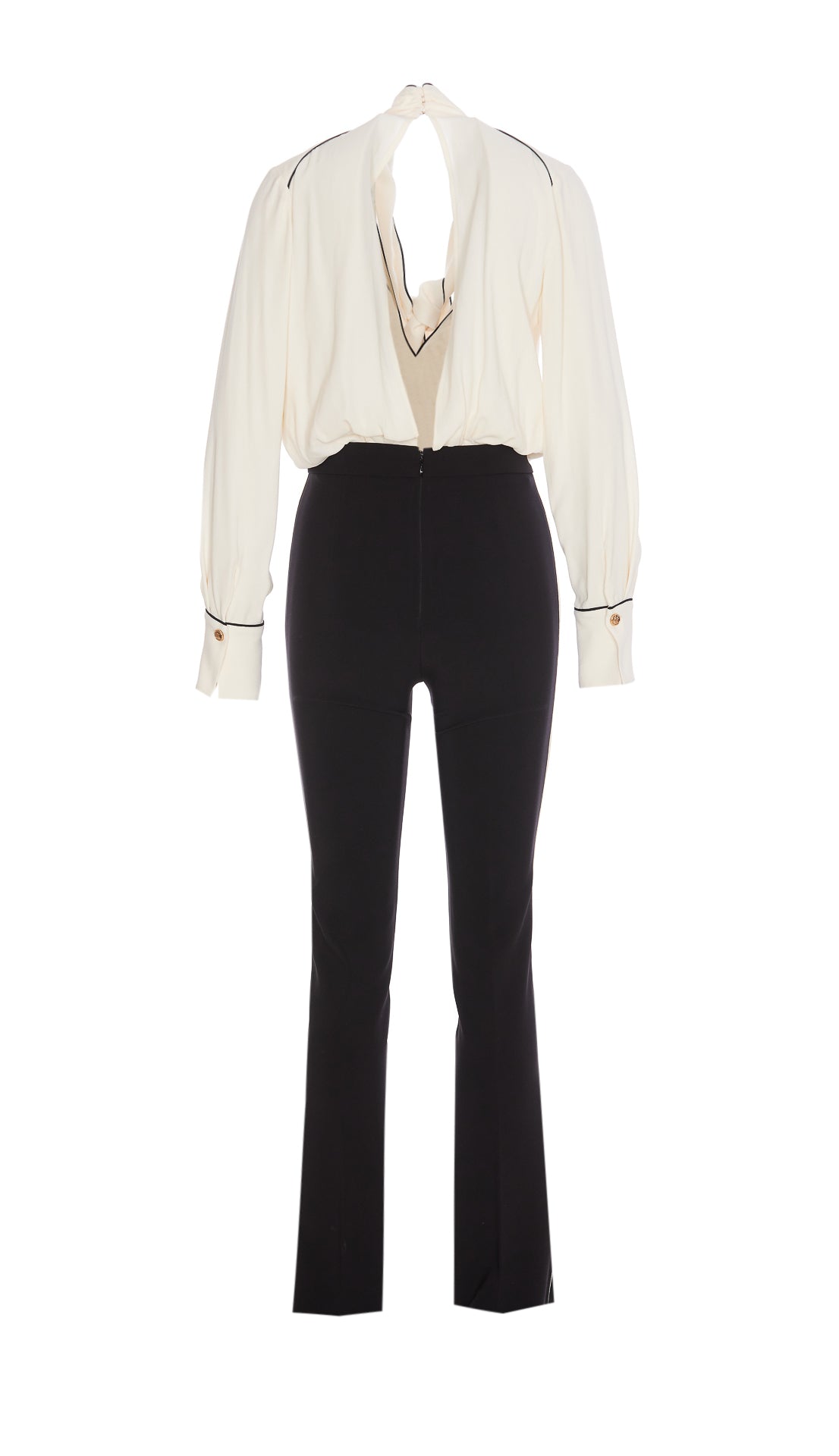 Elisabetta Franchi Trousers White Viscose