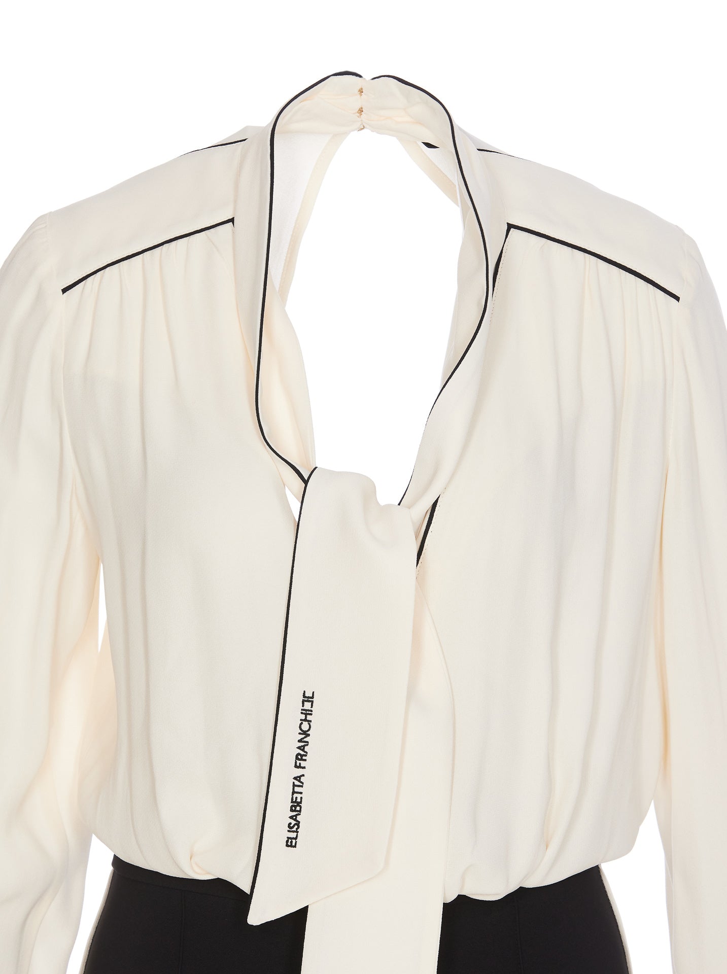 Elisabetta Franchi Trousers White Viscose