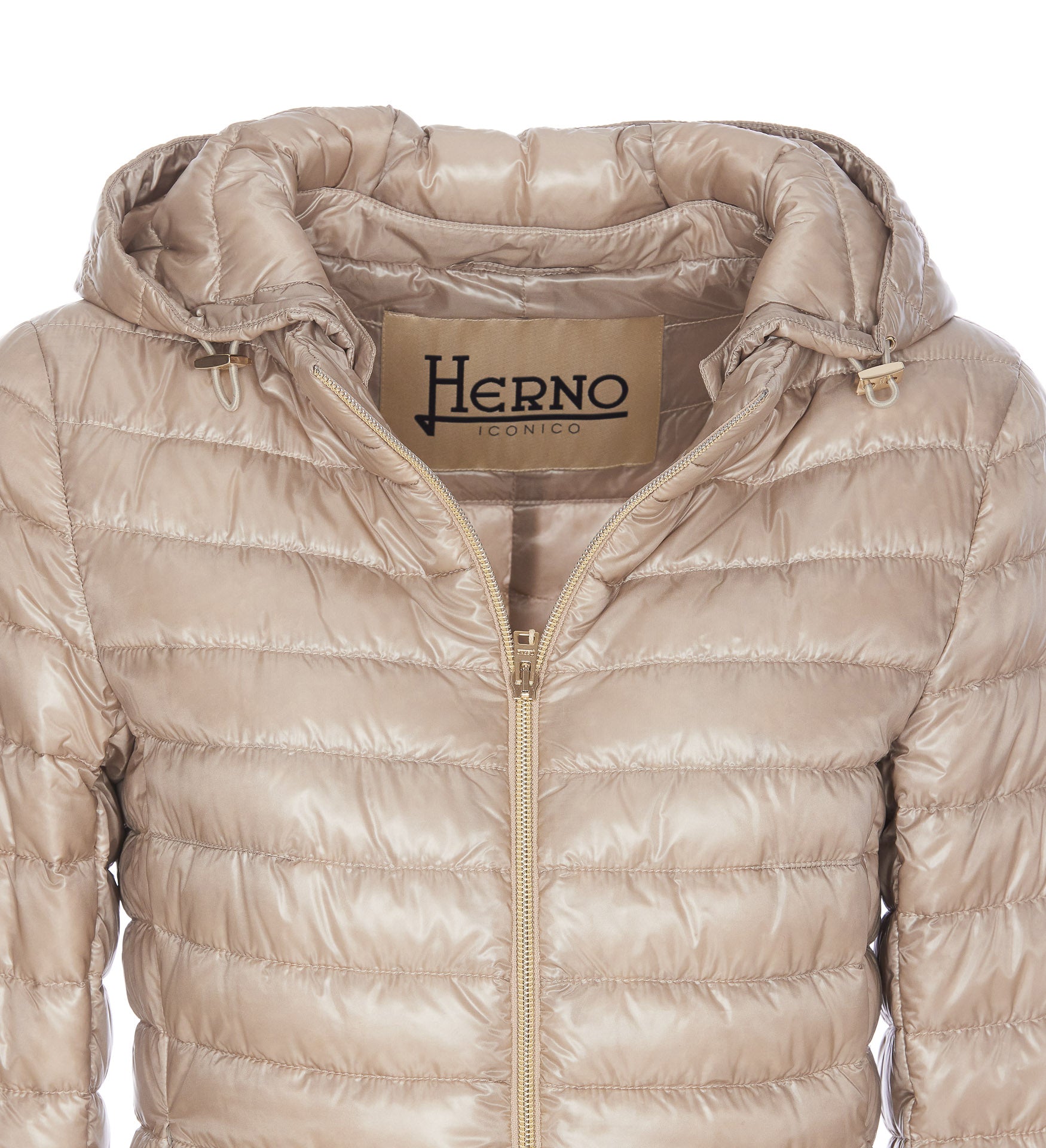 Herno Coats Beige Down