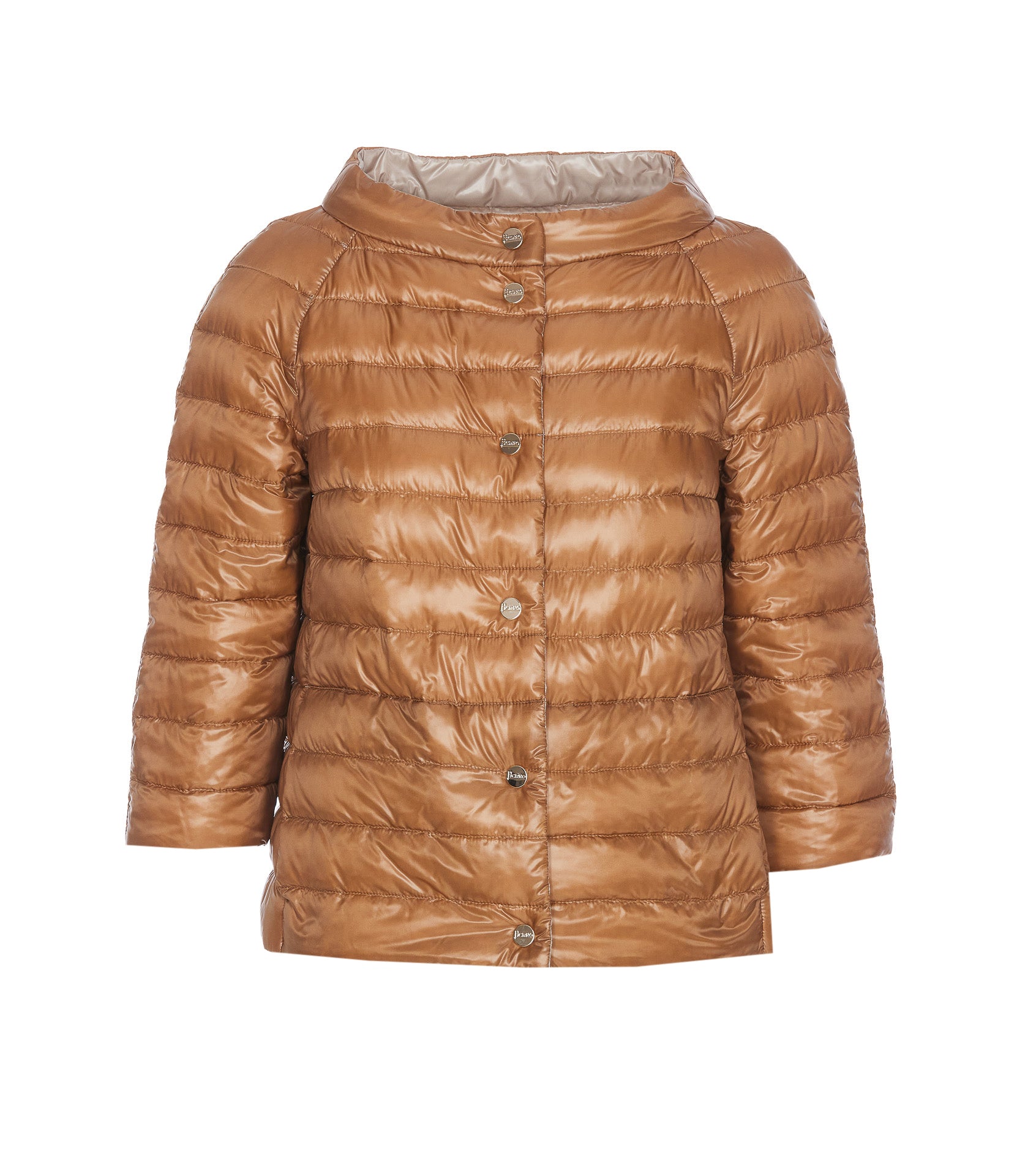 Herno Coats Beige Polyamide