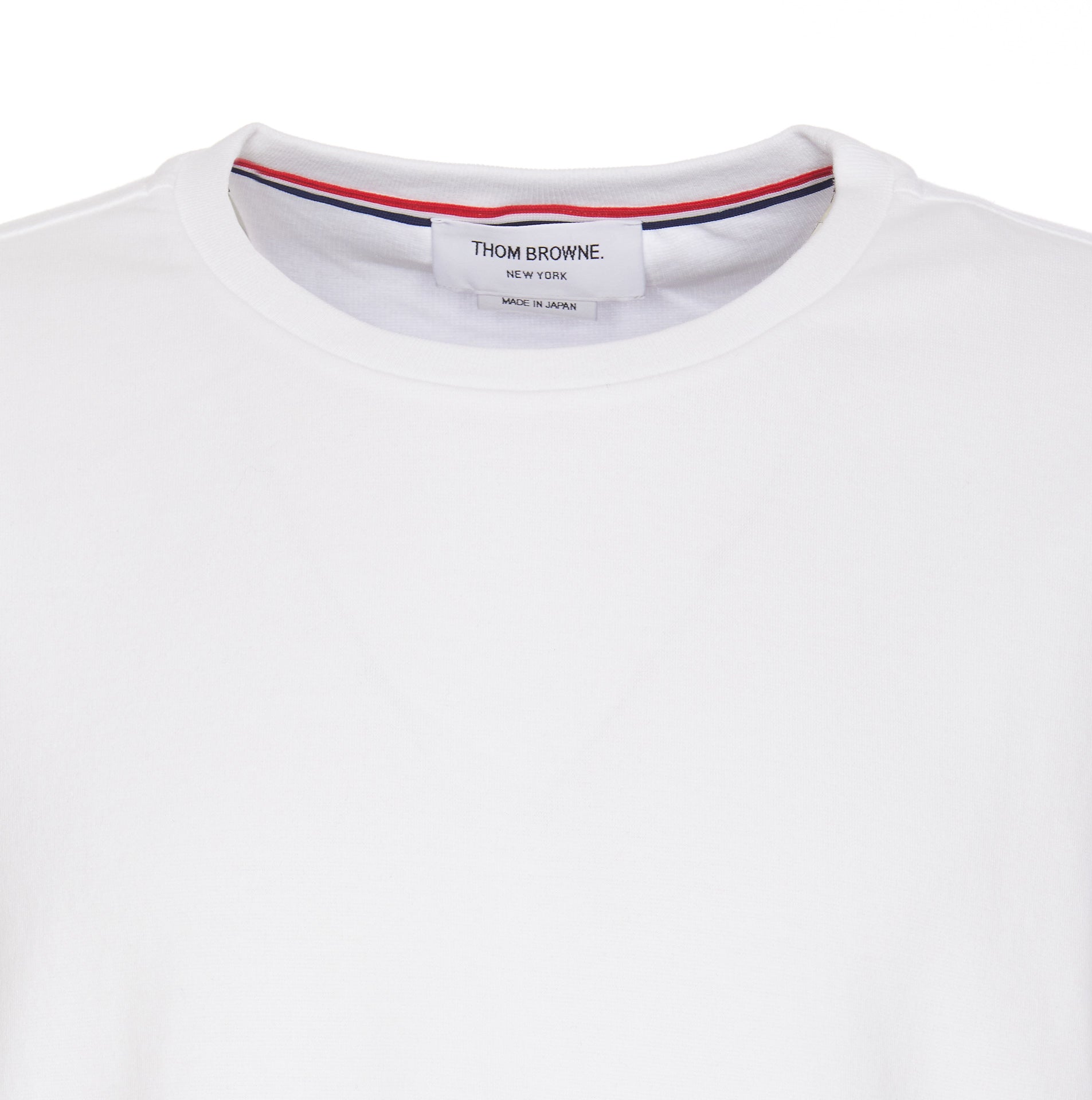 Thom Browne T-Shirts And Polos White Cotton