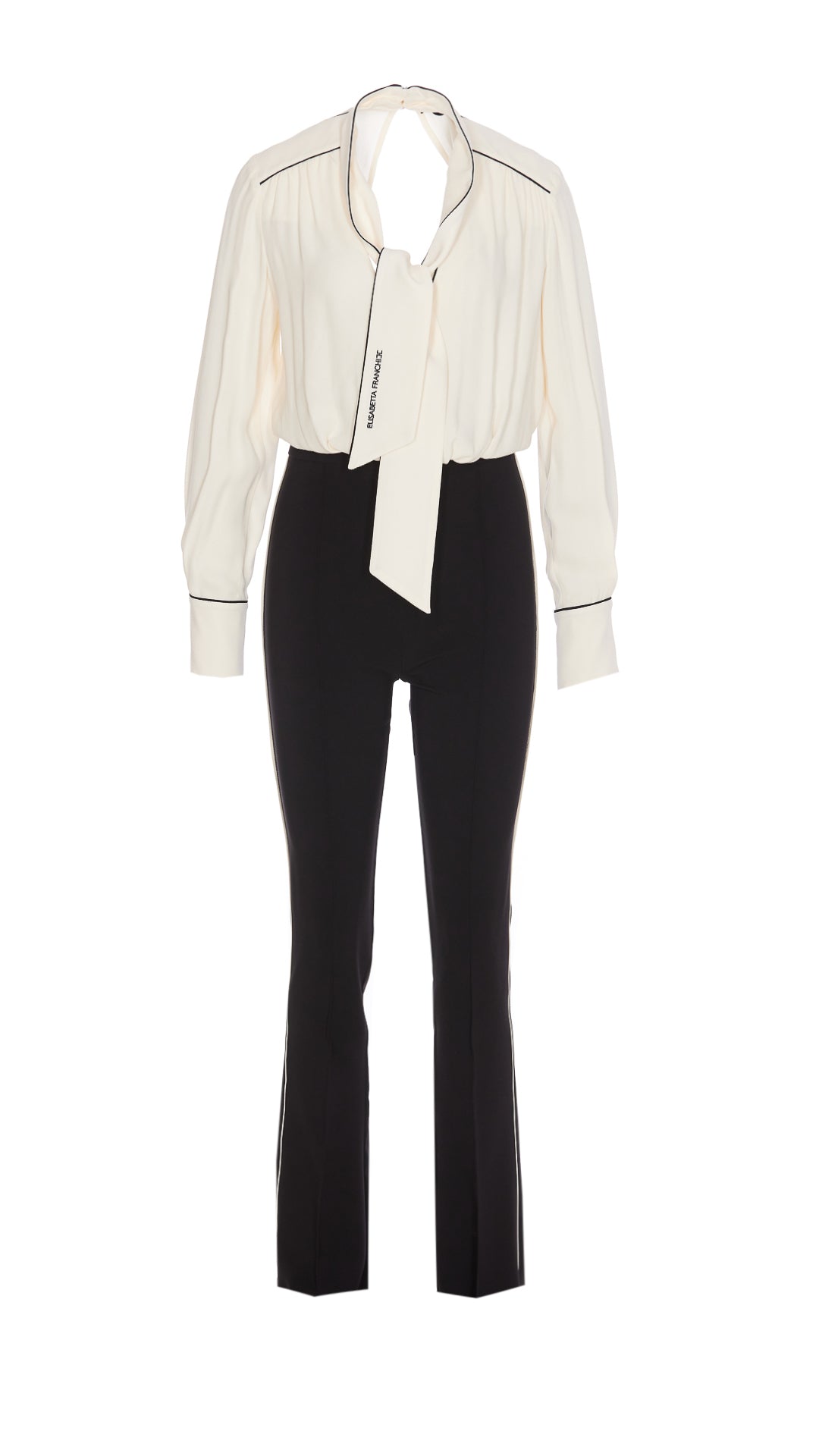 Elisabetta Franchi Trousers White Viscose
