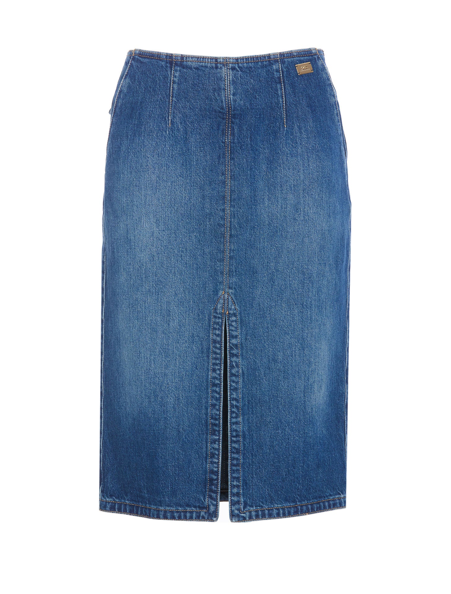 Elisabetta Franchi Skirts Blue Cotton