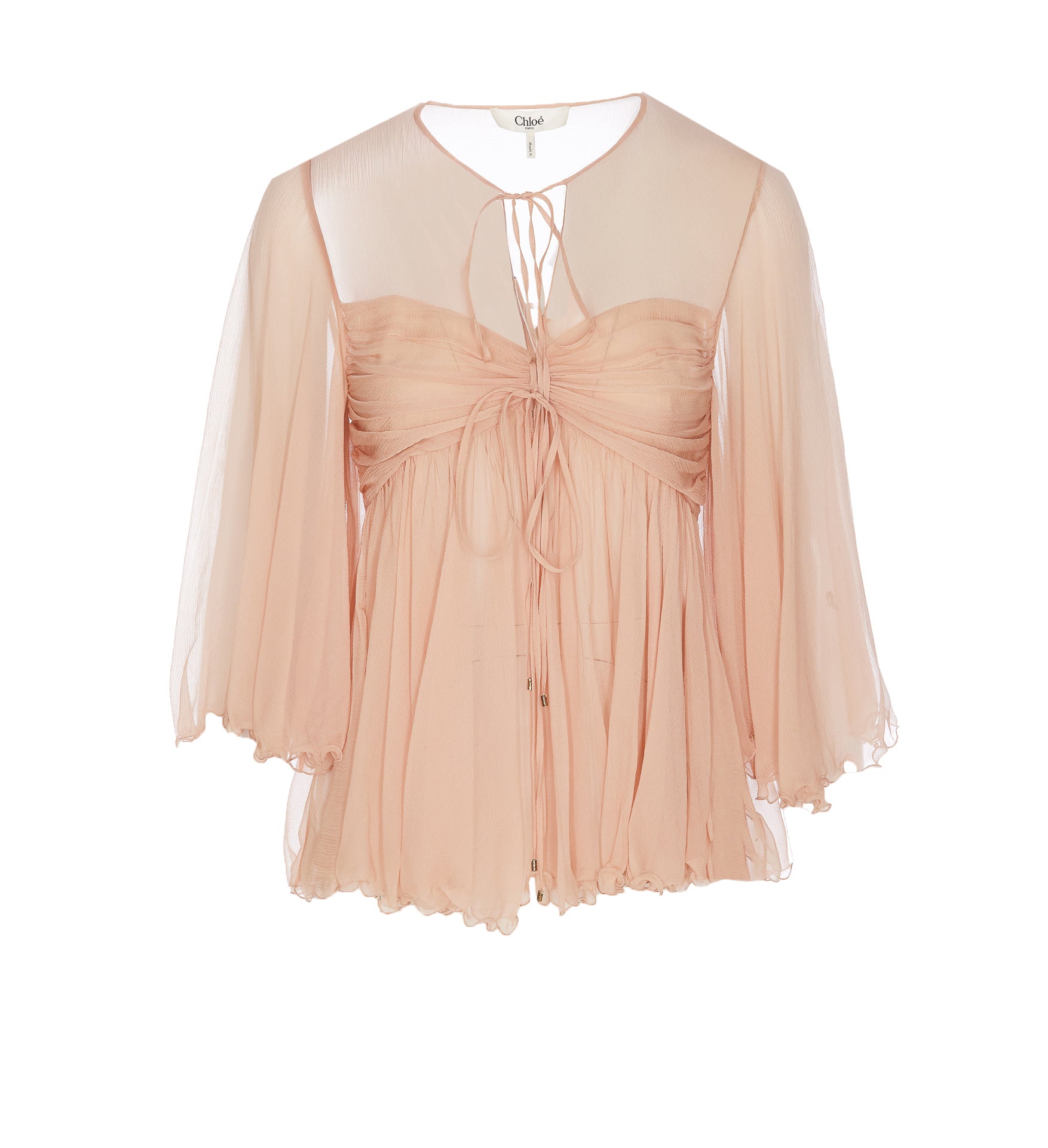 Chloè Top Pink Silk
