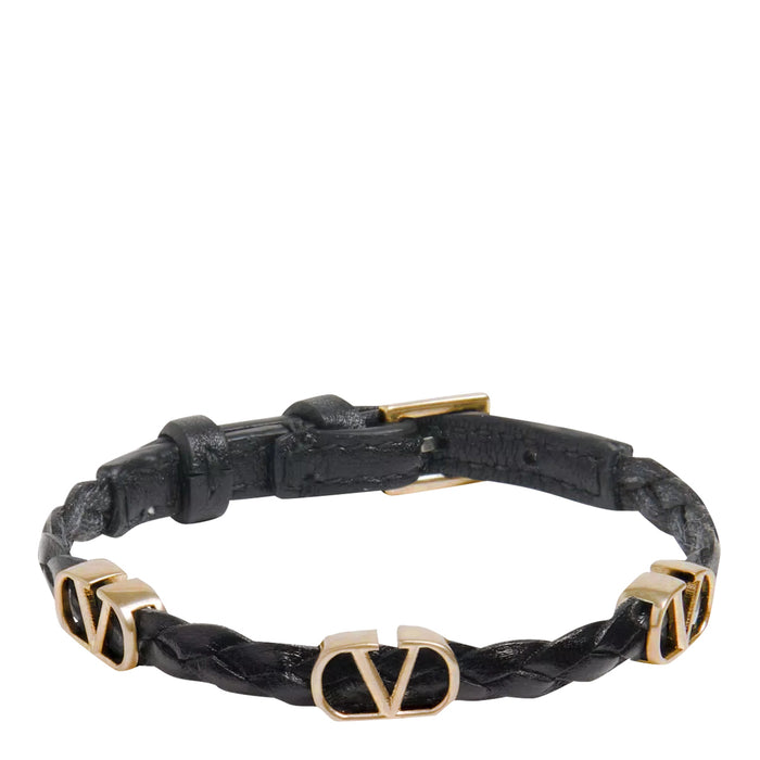 Valentino Garavani Bijoux Black Calf Leather / Metal