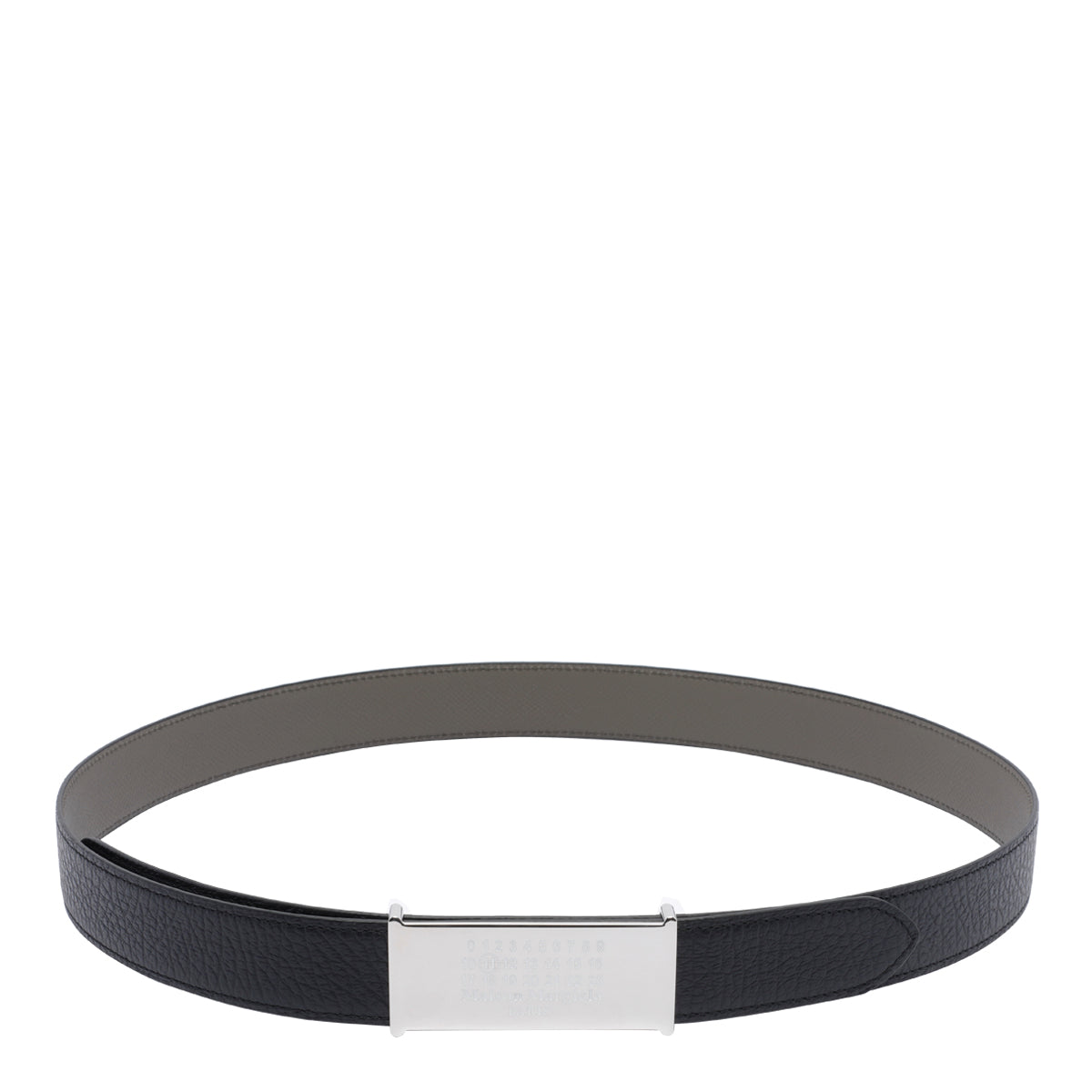Maison Margiela Belts Black Calf Leather