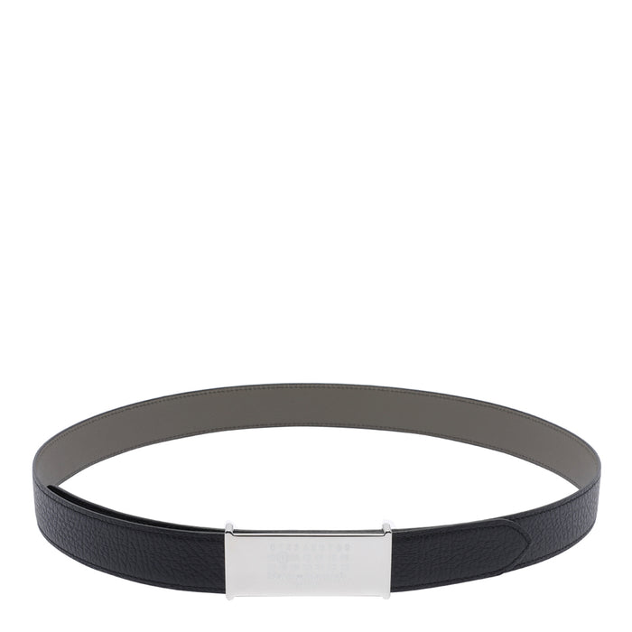 Maison Margiela Belts Black Calf Leather