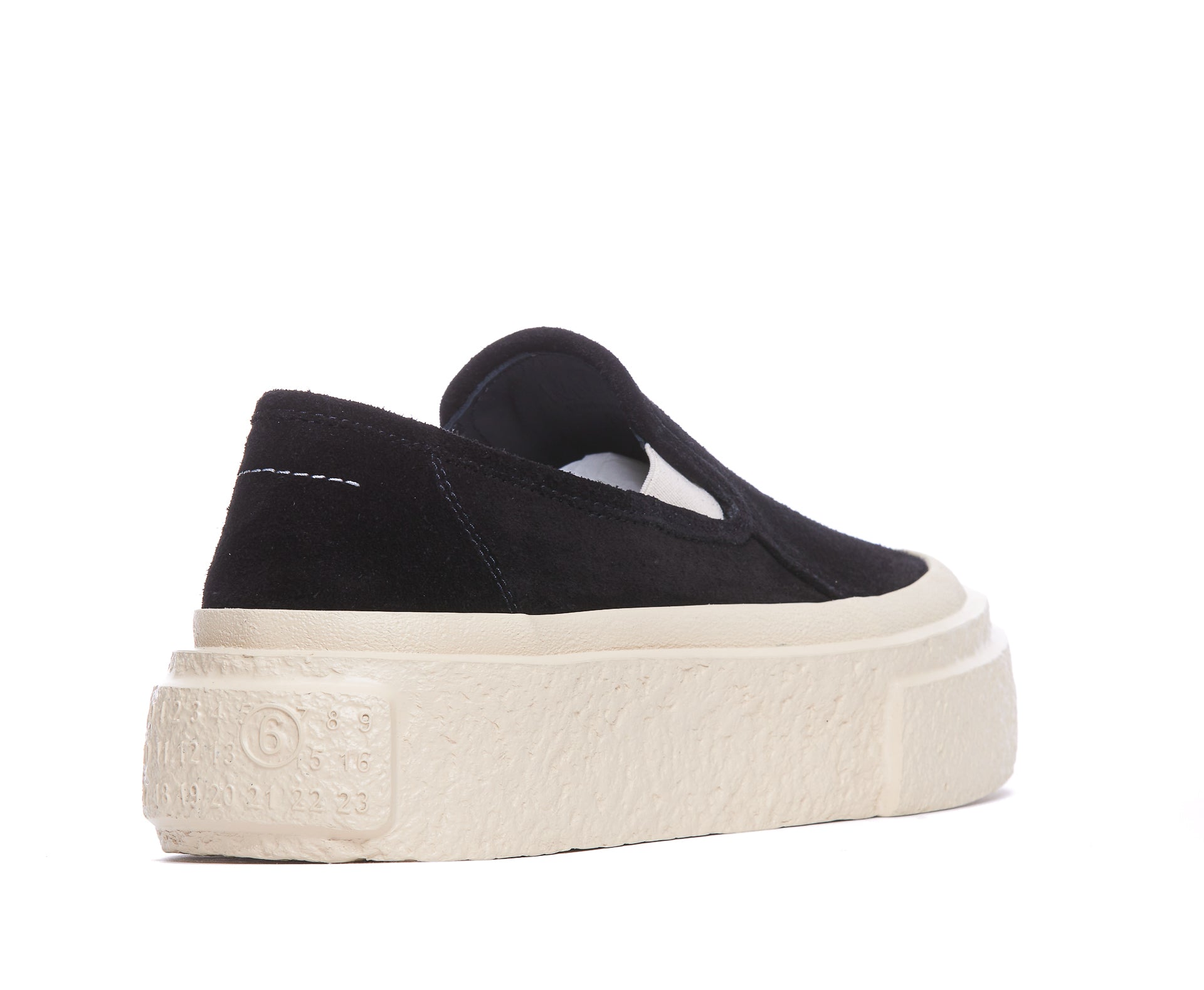 Mm6 Maison Margiela Sneakers Black Suede