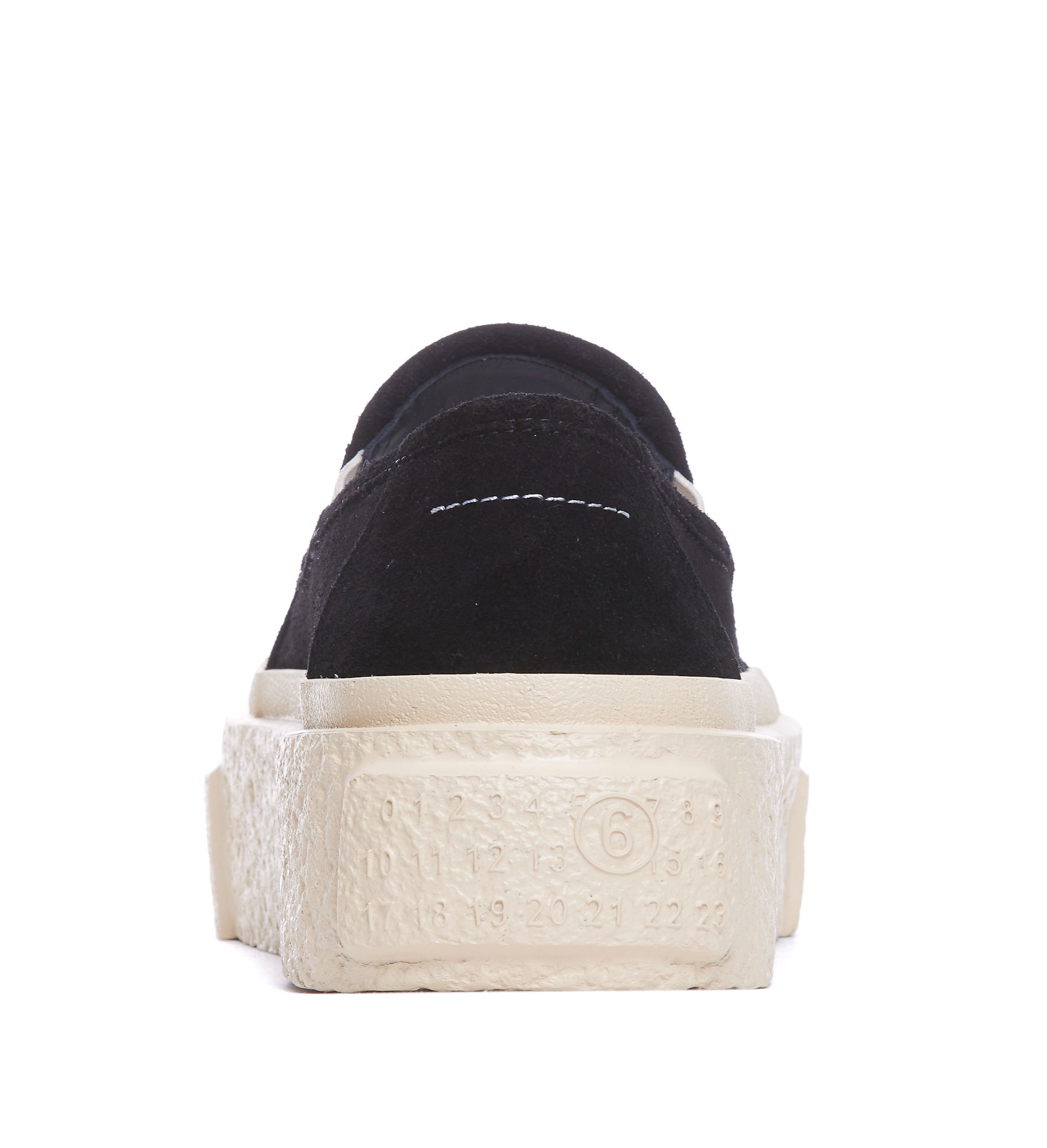 Mm6 Maison Margiela Sneakers Black Suede
