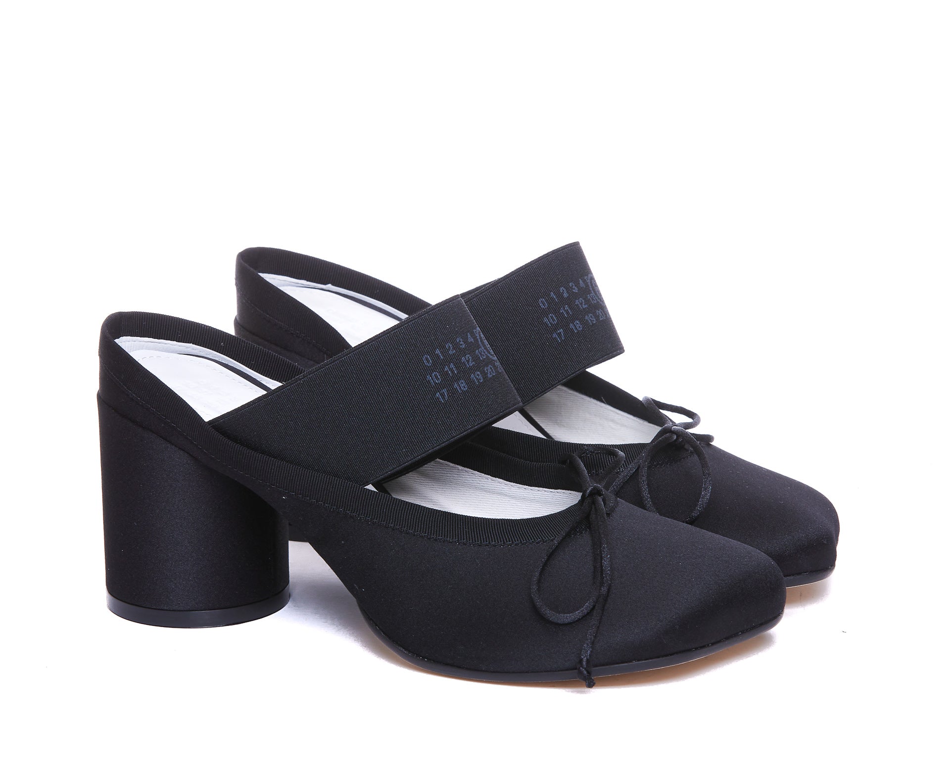 Mm6 Maison Margiela Sandals Black Fabric