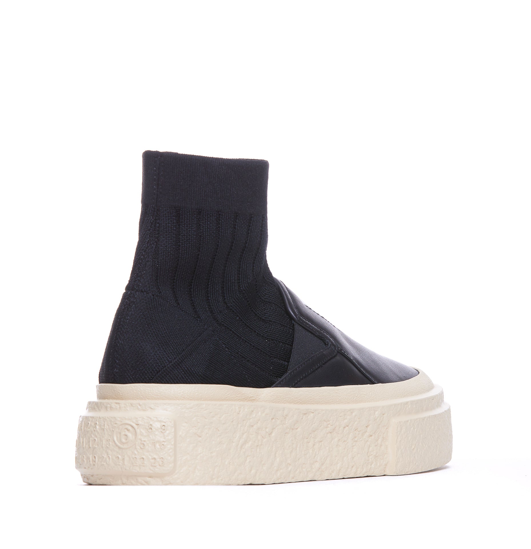 Mm6 Maison Margiela Sneakers Black Fabric
