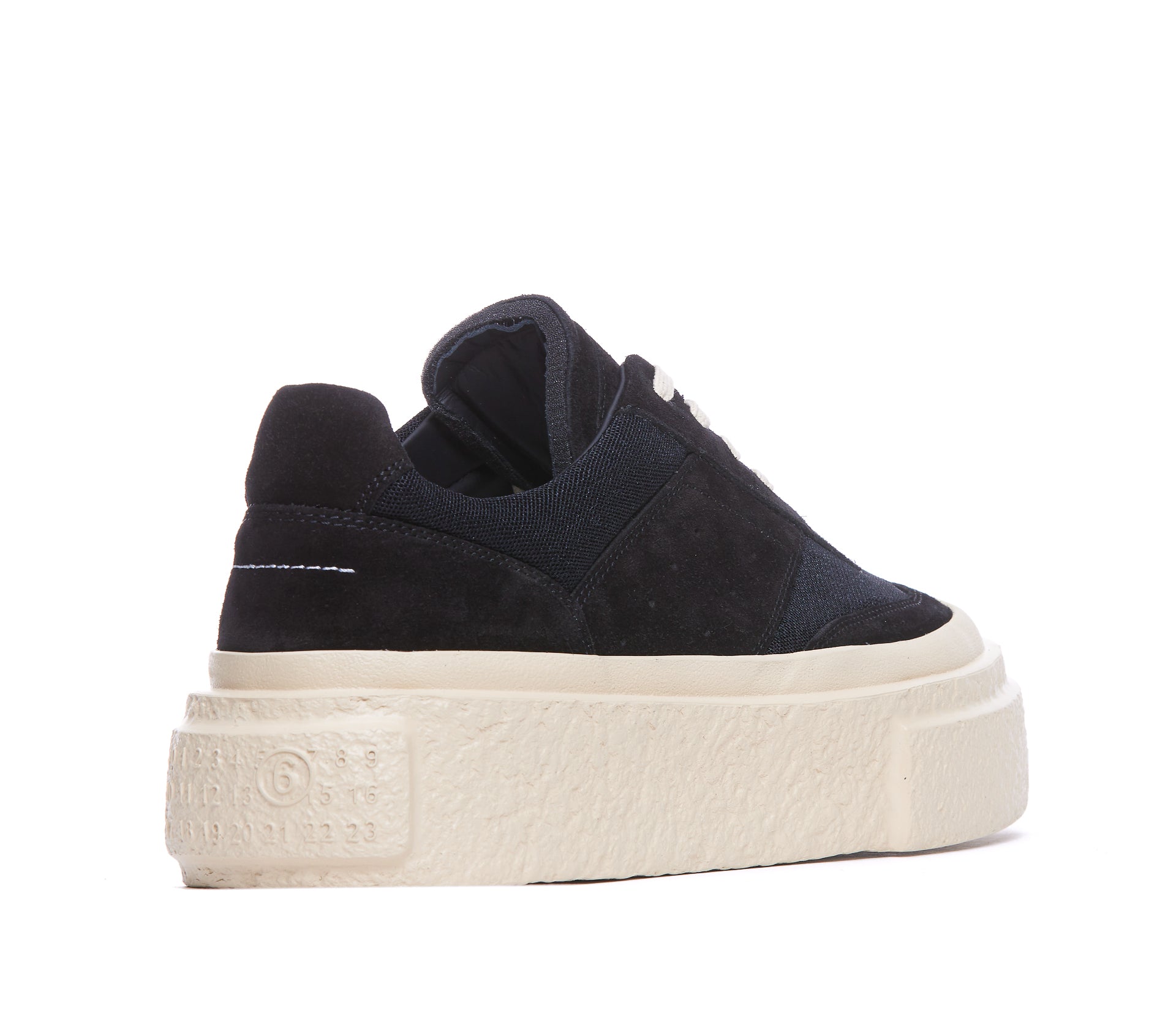 Mm6 Maison Margiela Sneakers Black Suede