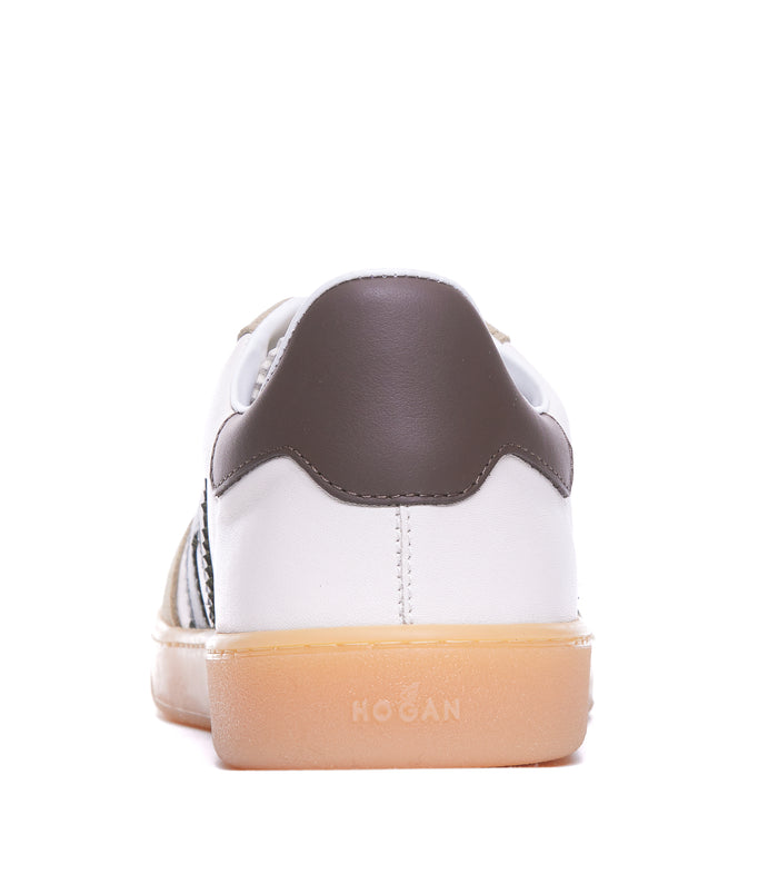 Hogan Sneakers White Leather And Suede