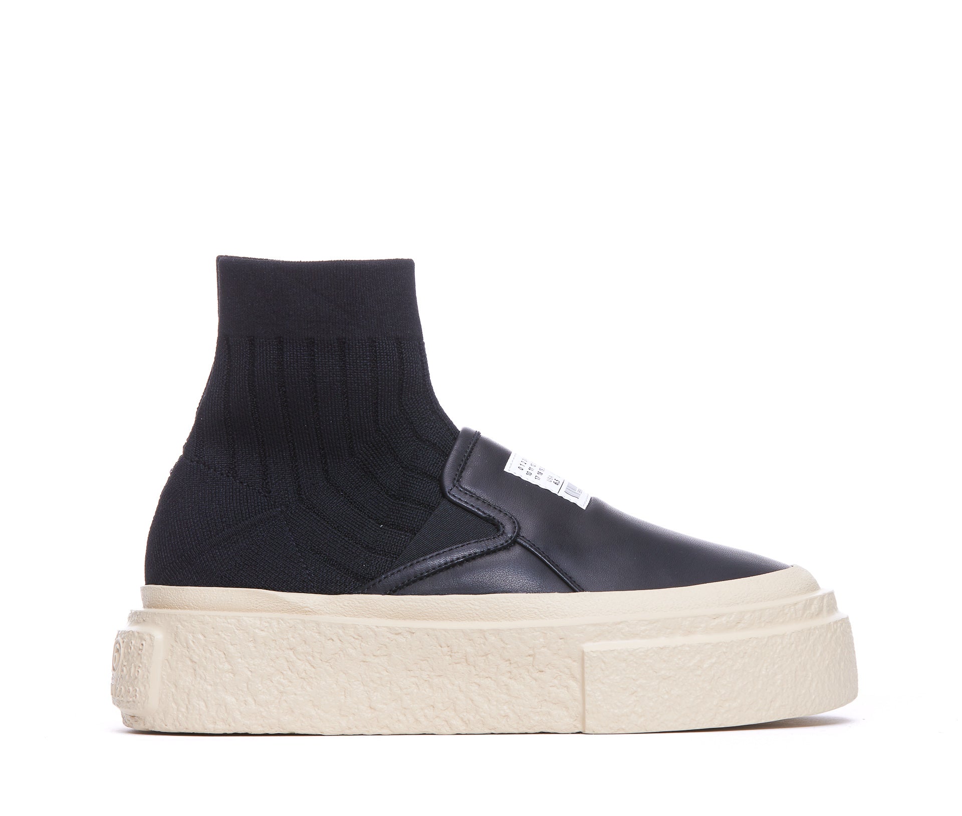Mm6 Maison Margiela Sneakers Black Fabric