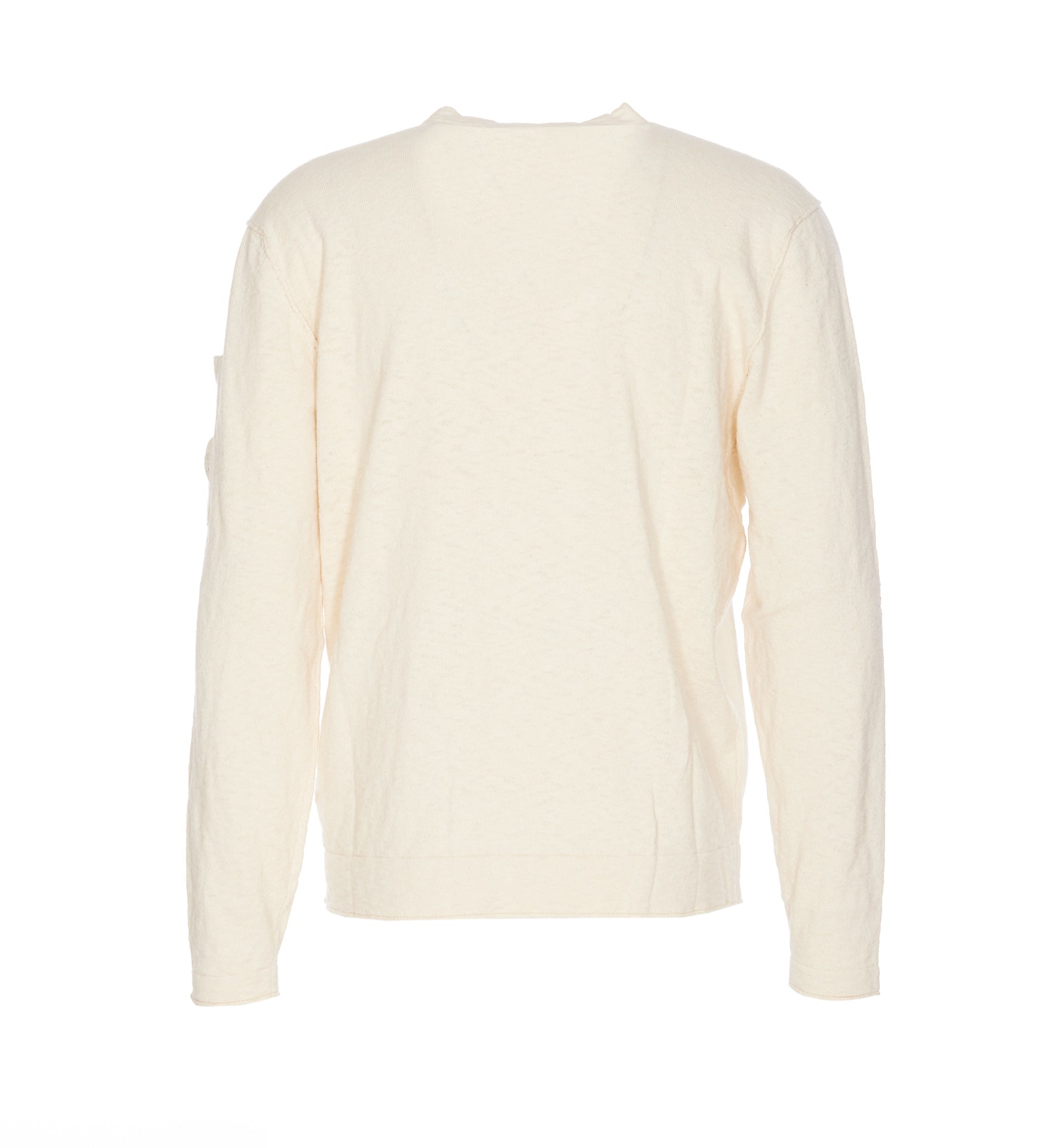 C.p. Company Sweaters White Cotton Polyamide
